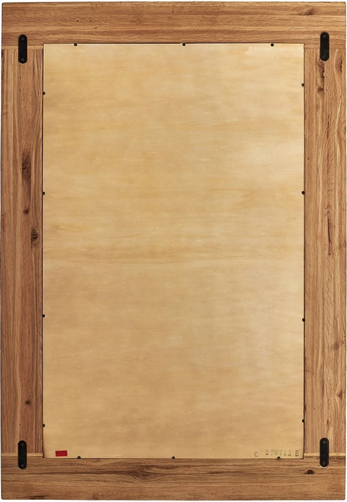 Kent Oak Rectangular Wall Mirror - 130cm x 90cm