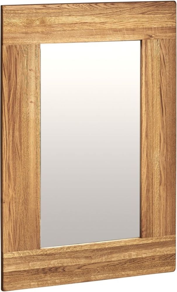 Kent Oak Rectangular Wall Mirror - 60cm x 90cm