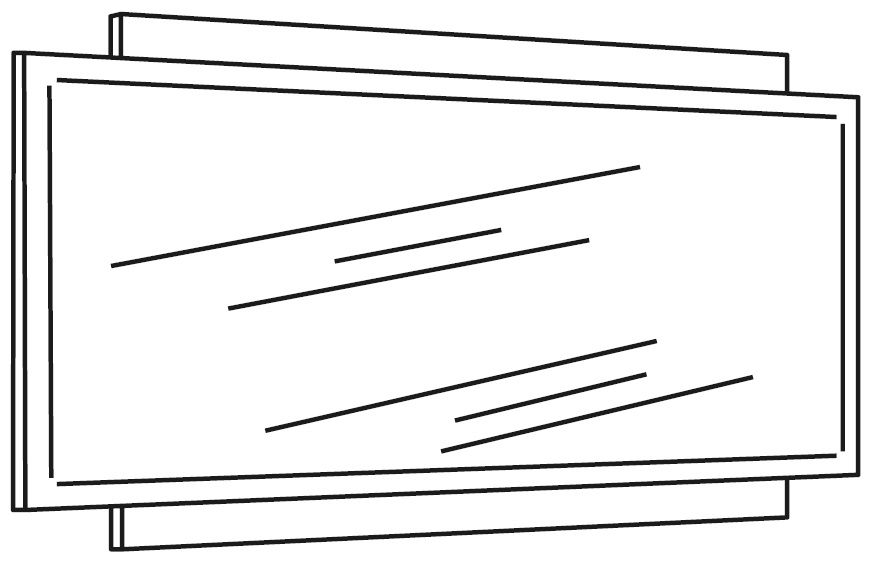 Messina White Wall Mirror