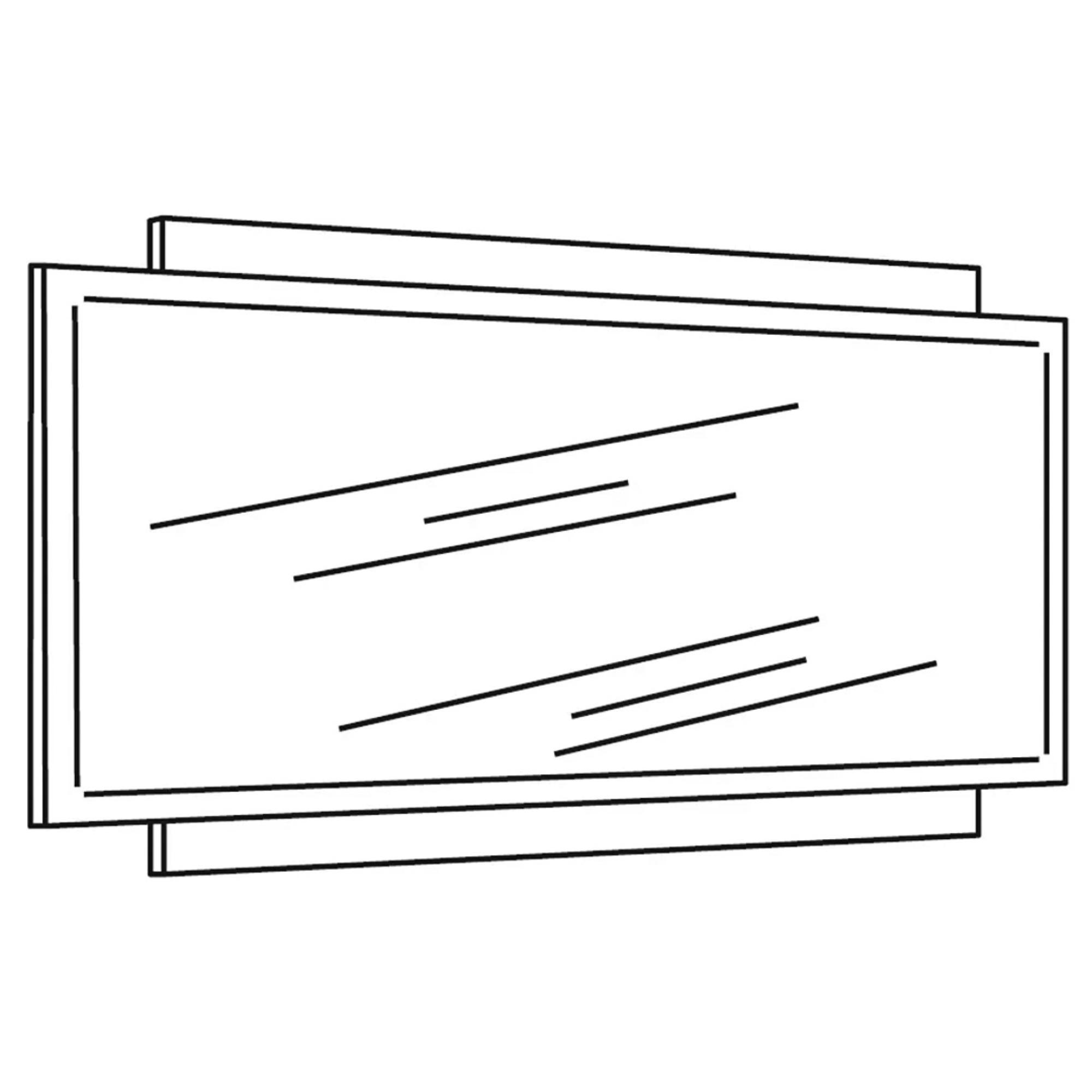 Messina White Wall Mirror