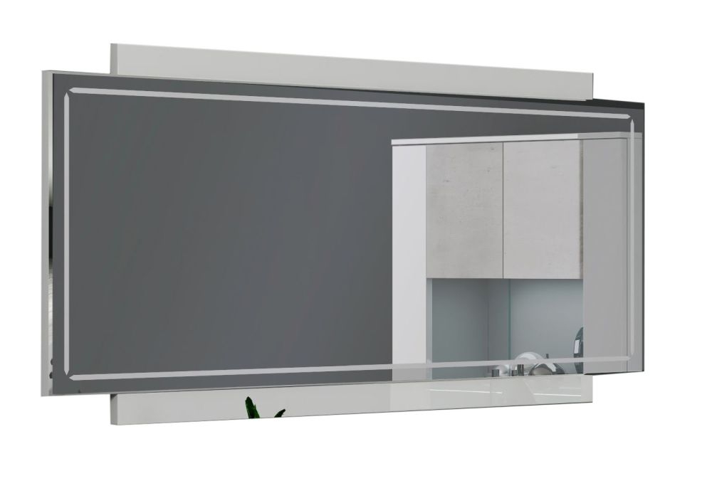 Messina White Wall Mirror