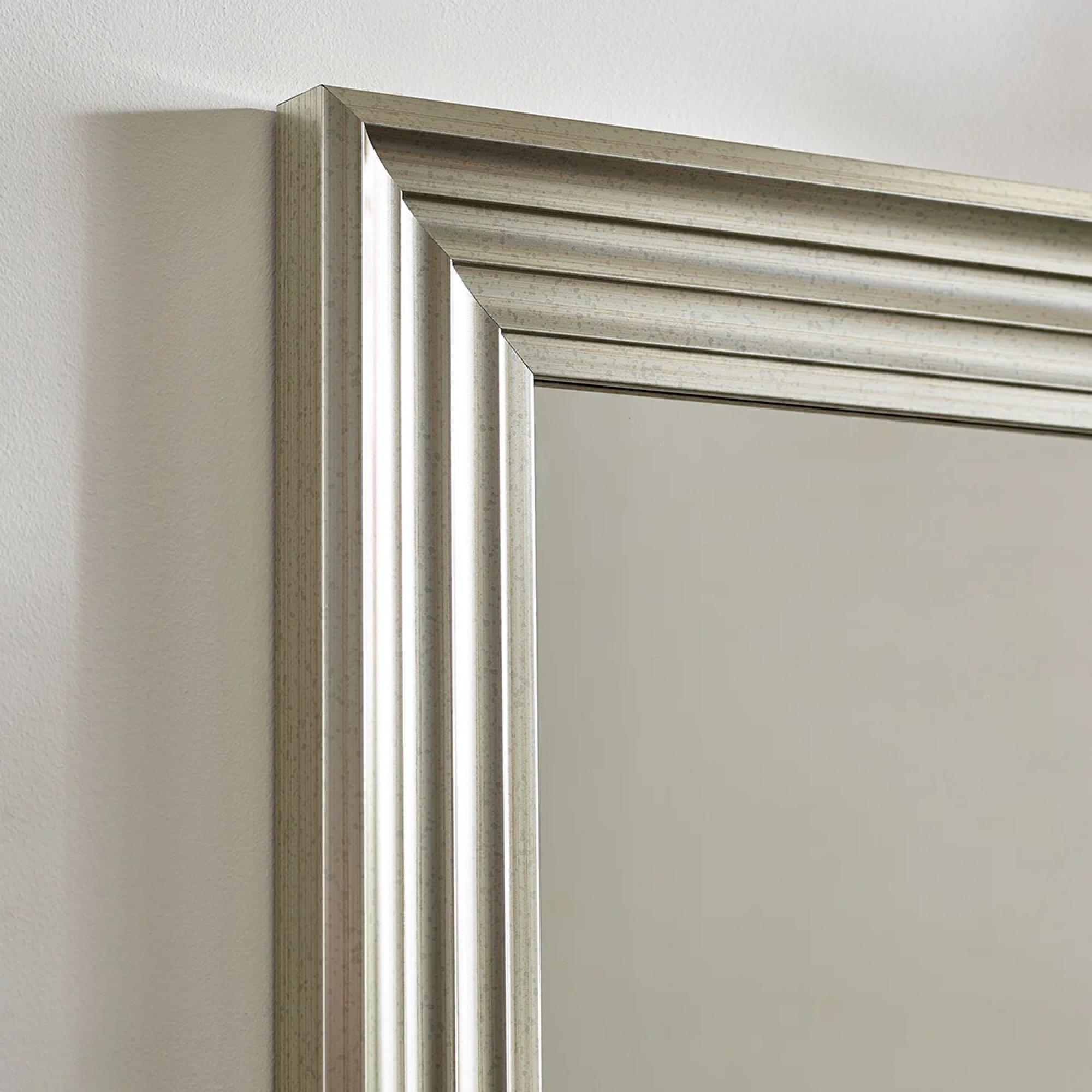 Tokyo Wall Mirror - Rectangular - Small - Pewter - 65cm x 85cm