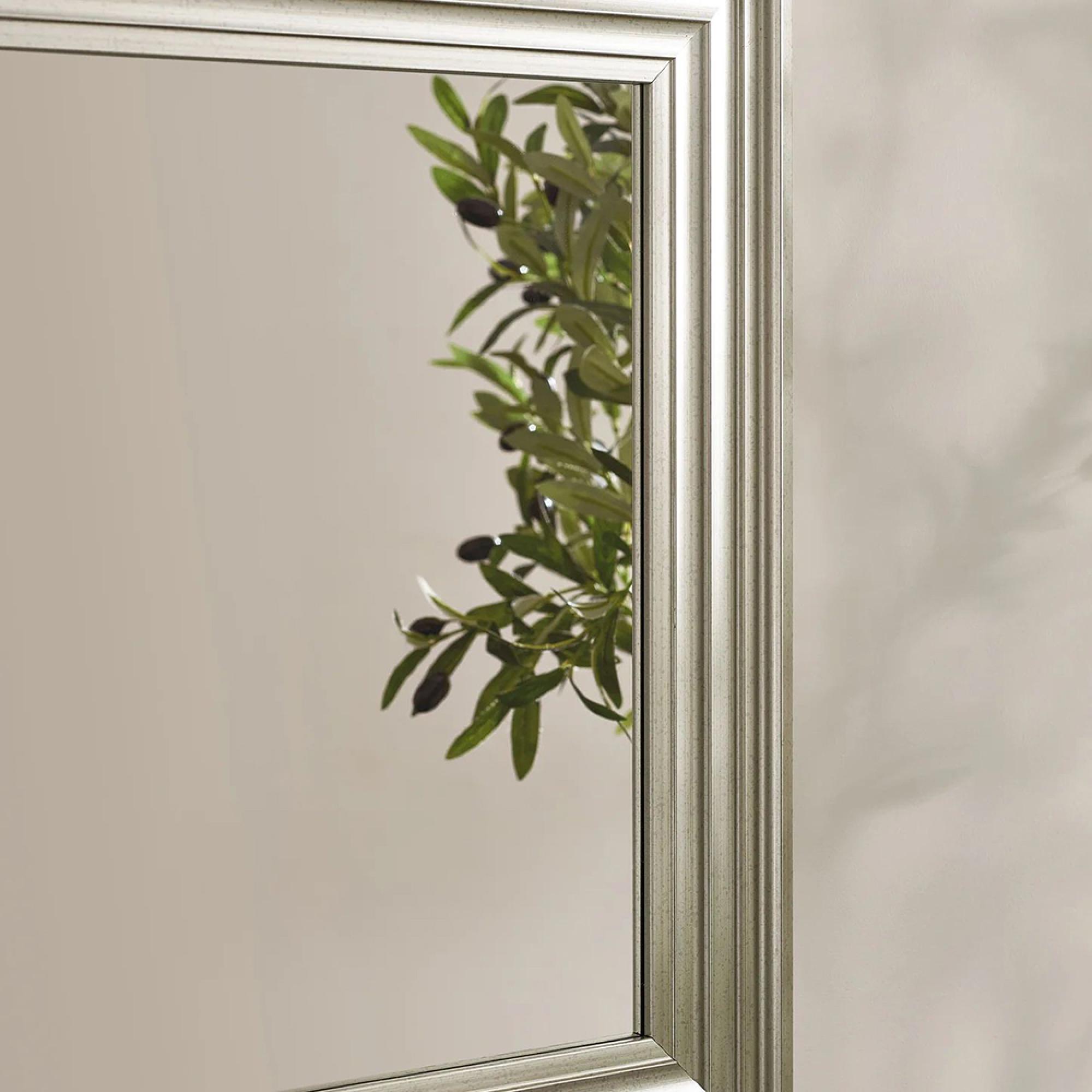 Tokyo Wall Mirror - Rectangular - Small - Pewter - 65cm x 85cm