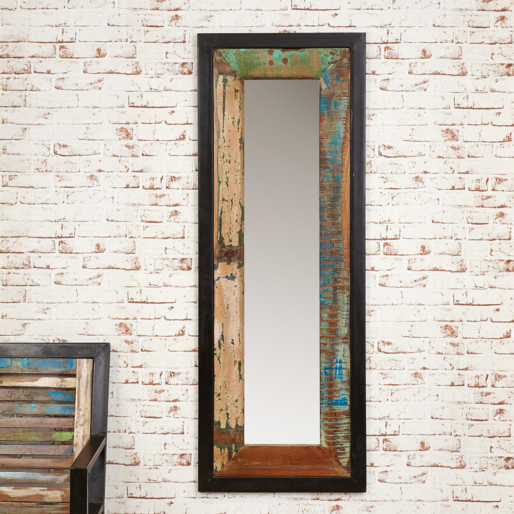 Urban Chic Reclaimed Wall Mirror - Rectangular - 90cm x 120cm