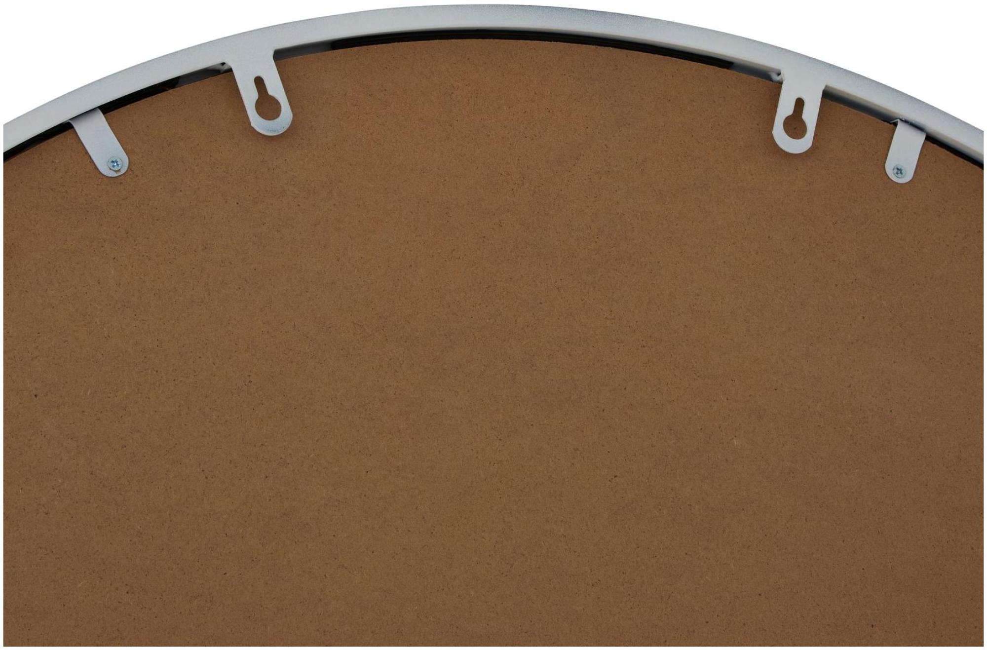 Window Mirror - Large - White Wood - Arched