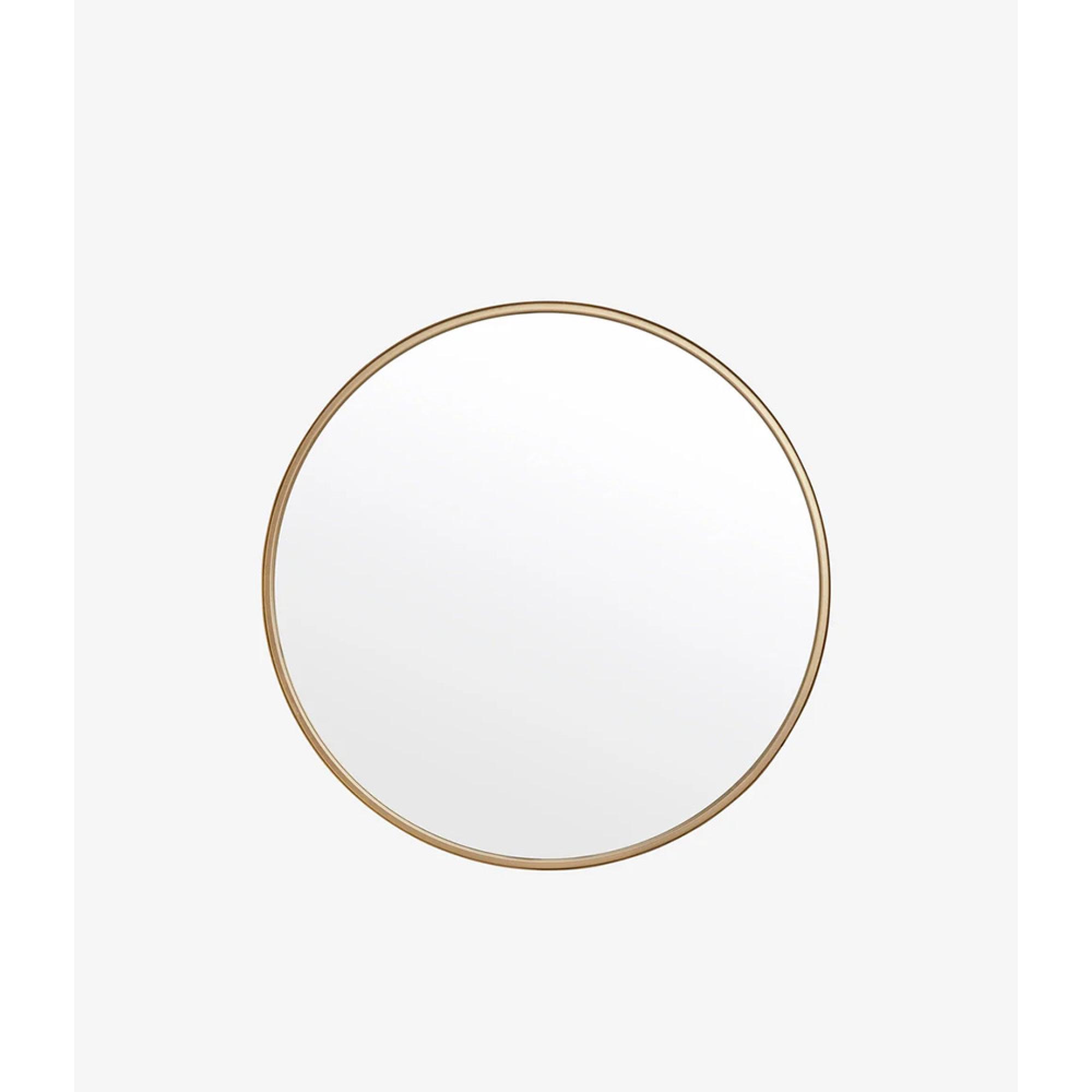 Curlew Round Wall Mirror - Metal - 80cm x 80cm