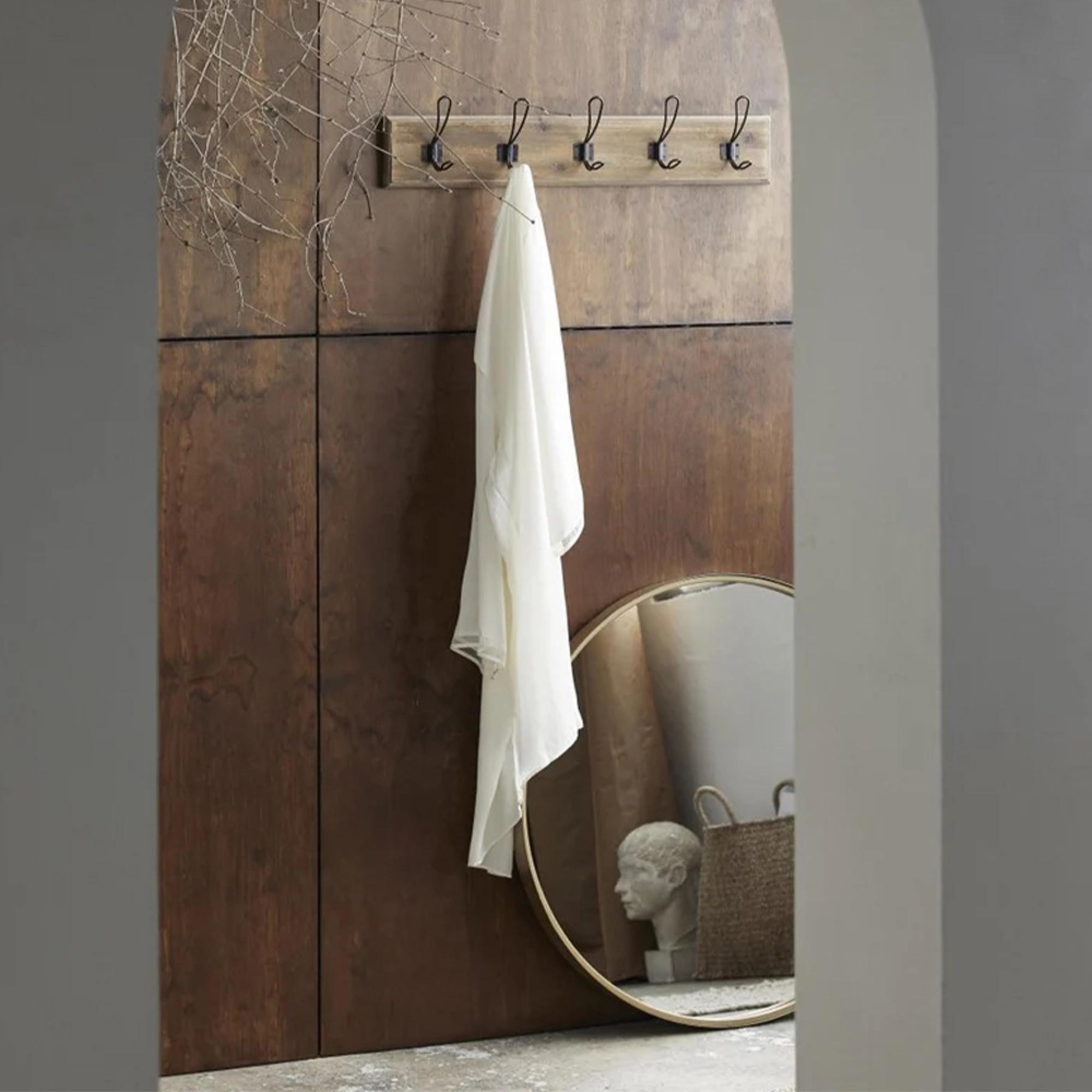 Curlew Round Wall Mirror - Metal - 80cm x 80cm
