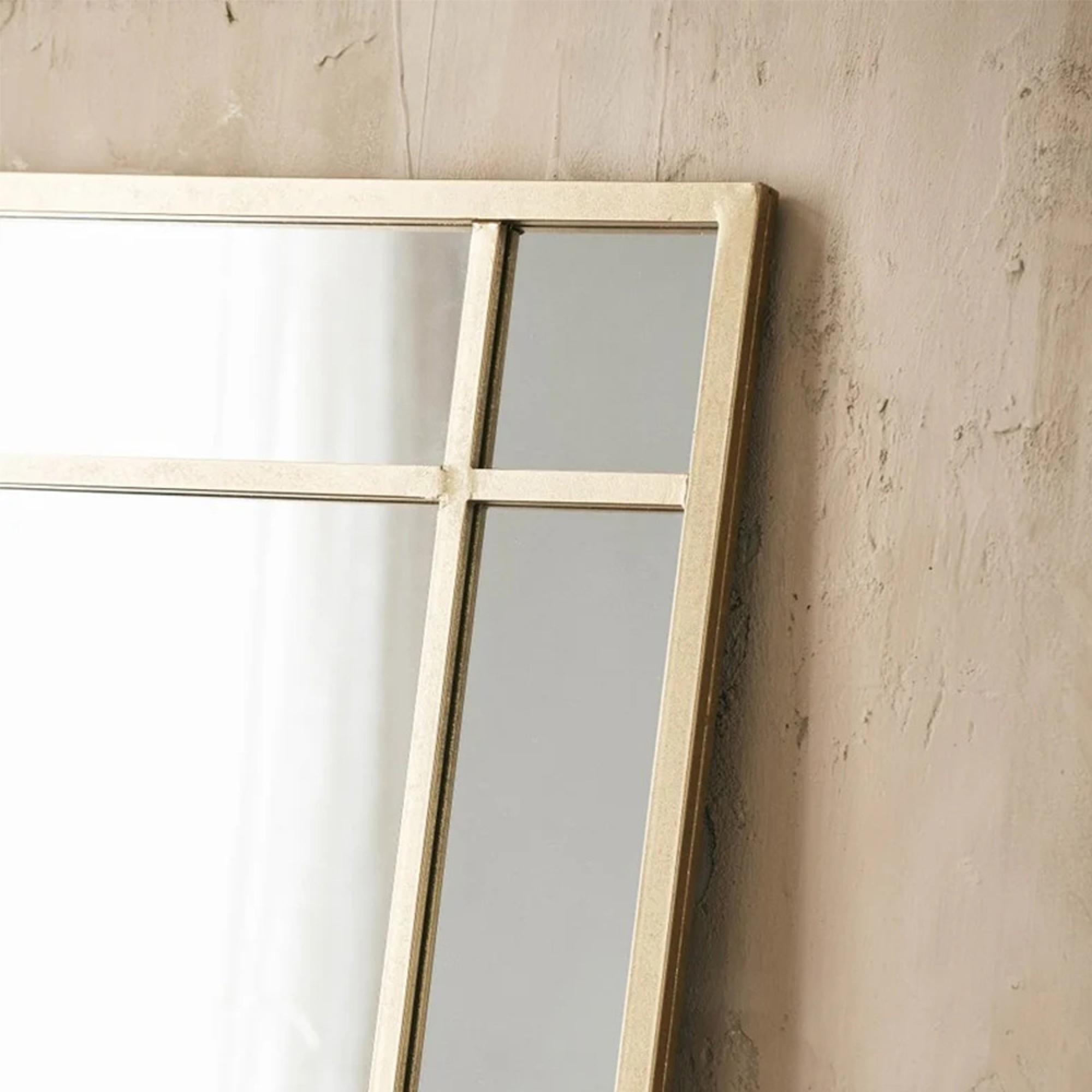 Spirit Standing Mirror - Gold - Metal - 101.5cm x 203.5cm