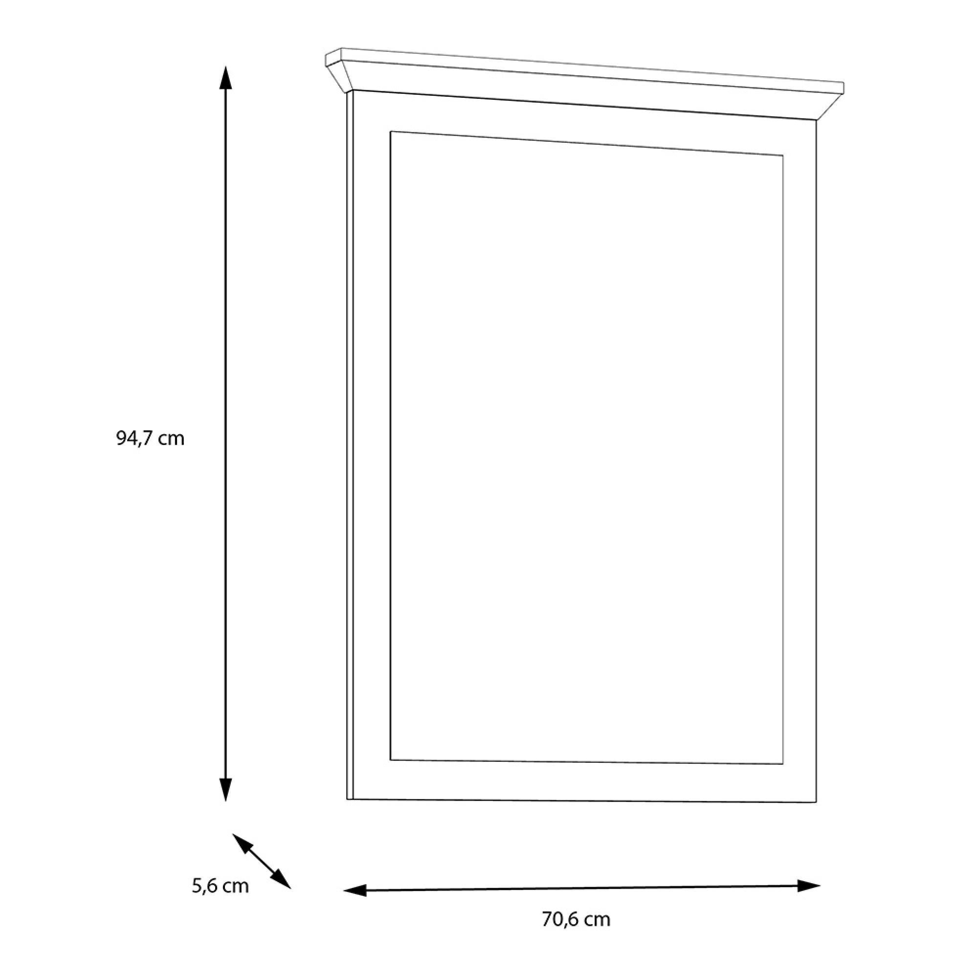 Illopa Wall Mirror - White