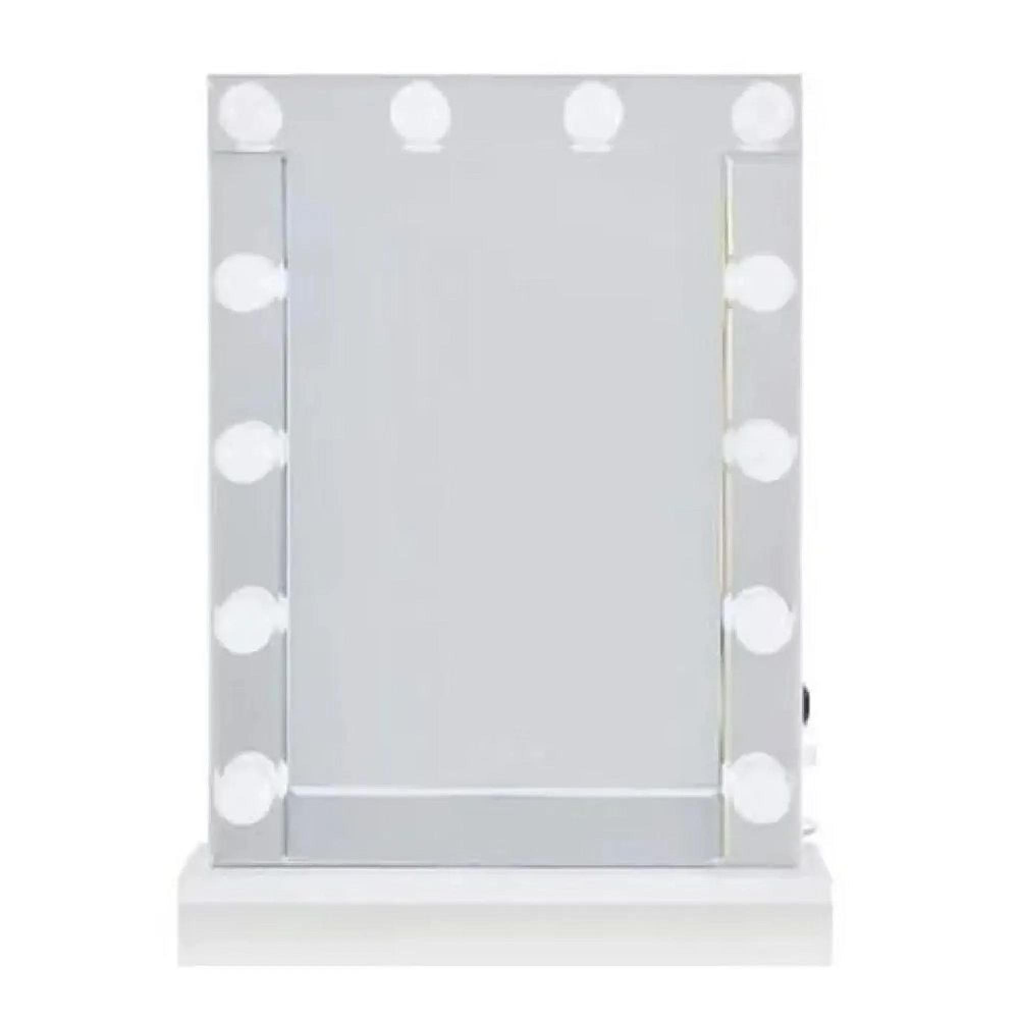 Clearance - Kirtland Desktop Lighting Mirror - 60cm x 120cm - White - A635