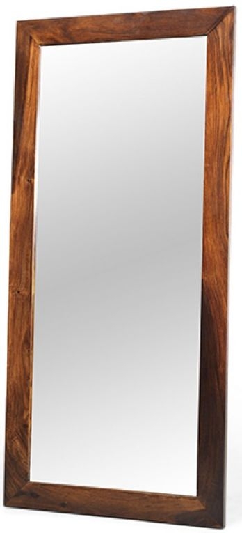 Cube Sheesham Bedroom Mirror - 40cm x 130cm
