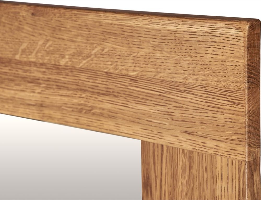 Kent Wall Mirror - 130cm x 90cm - Oak