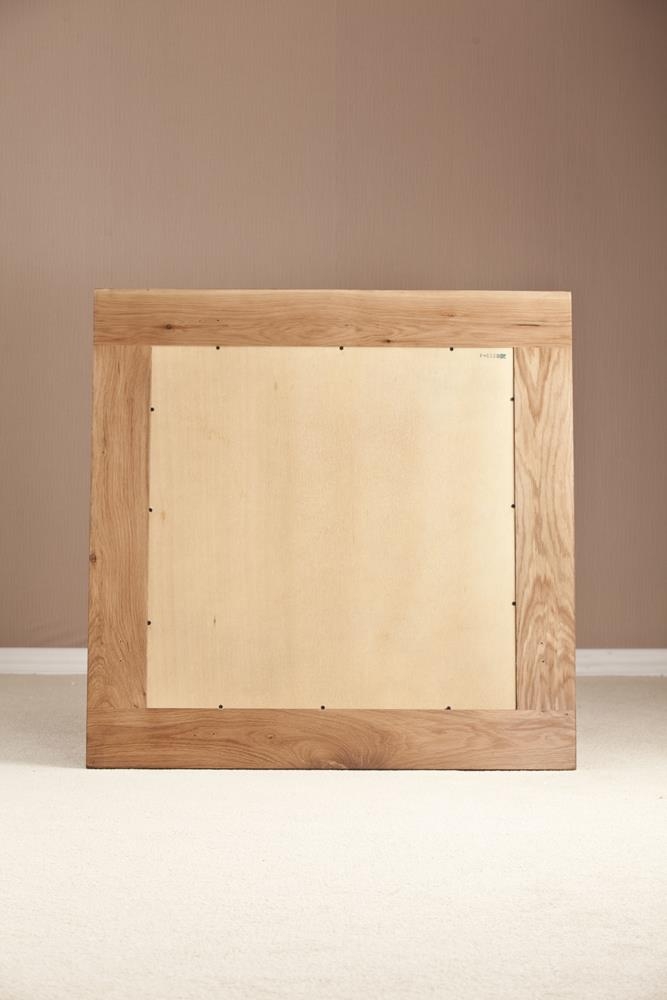 Originals Rustic Oak Square Wall Mirror - 90cm x 90cm