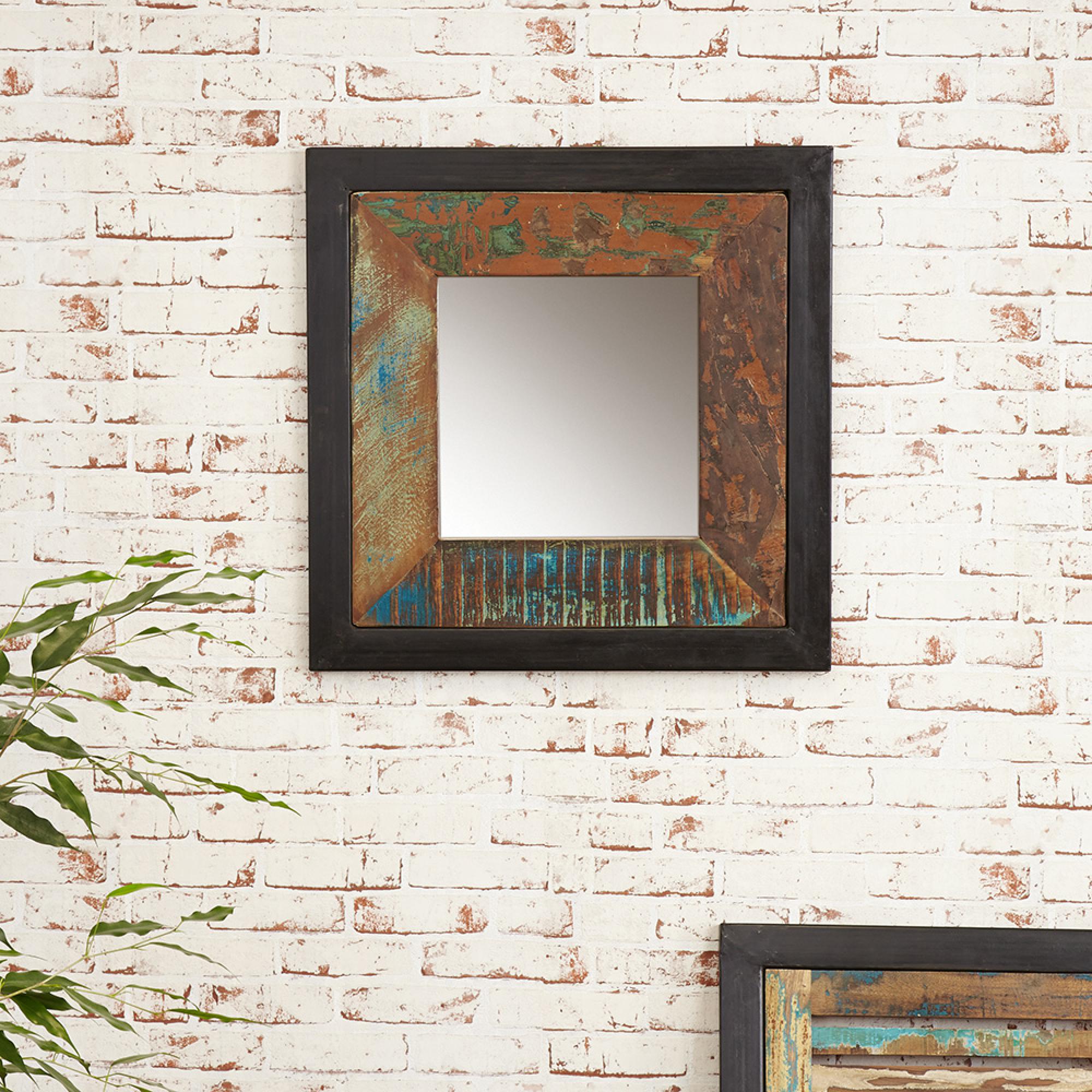 Urban Chic Reclaimed Wall Mirror - Square - 60cm x 60cm