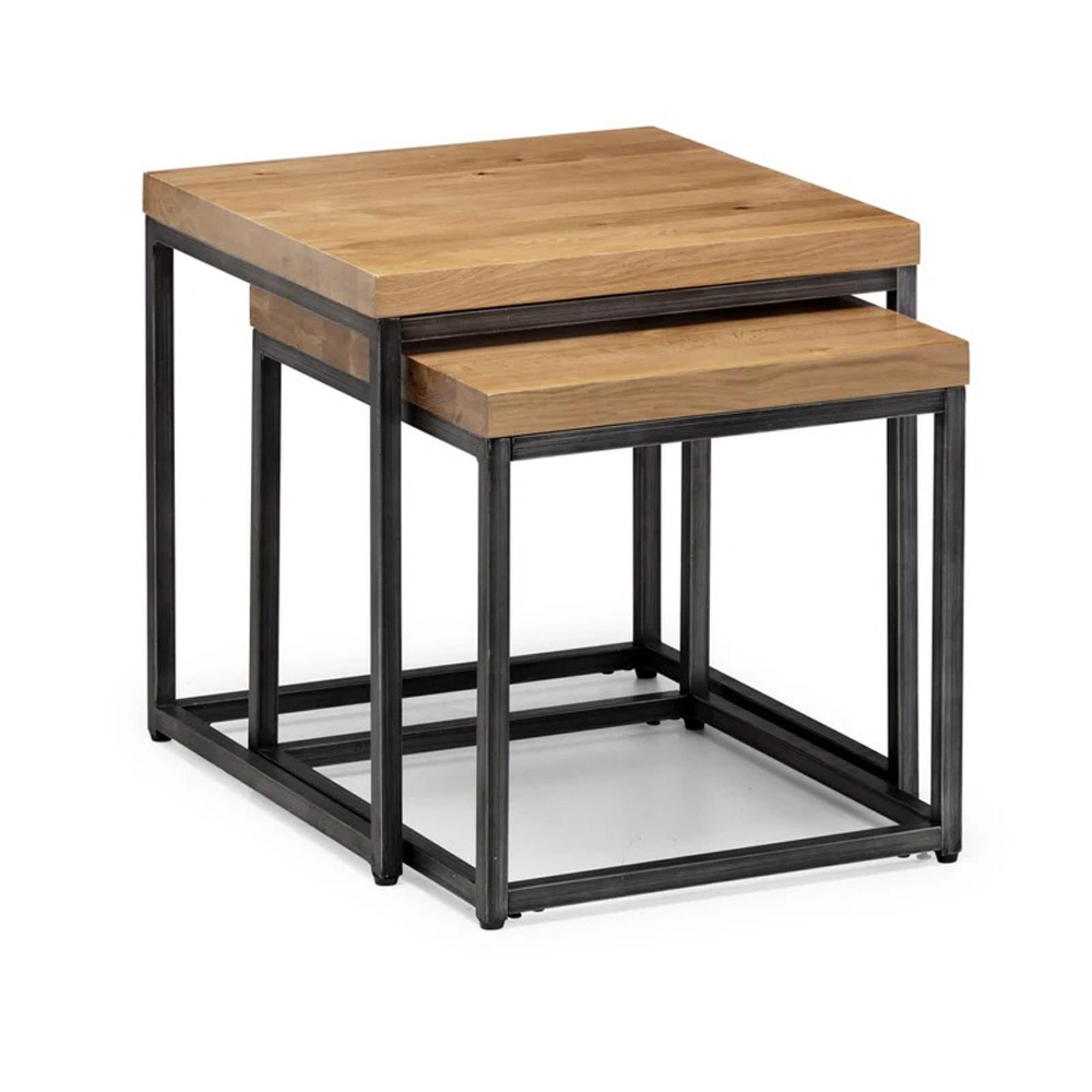 Brooklyn Nest of Tables - Set of 2 - Oak