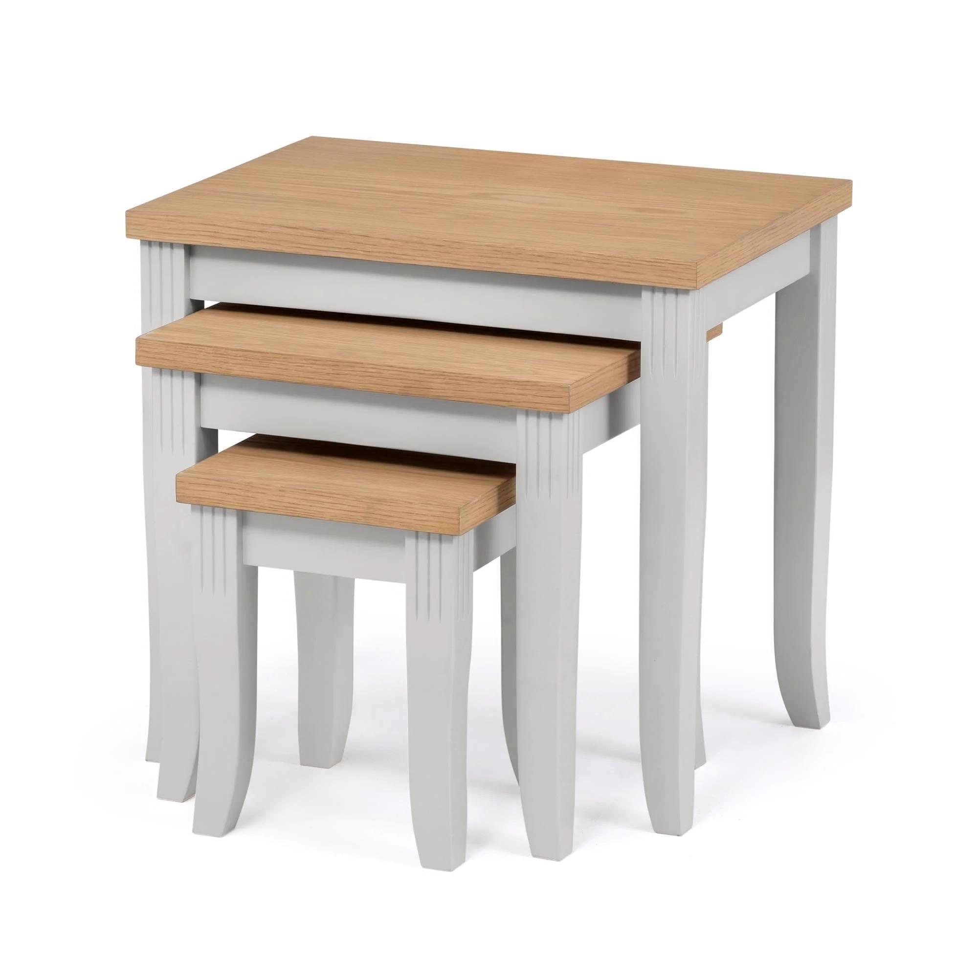 Davenport Nest of Tables - Set of 3 - Grey