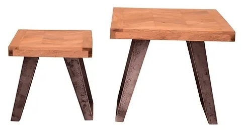 Albadi Parquet Nest of 2 Tables