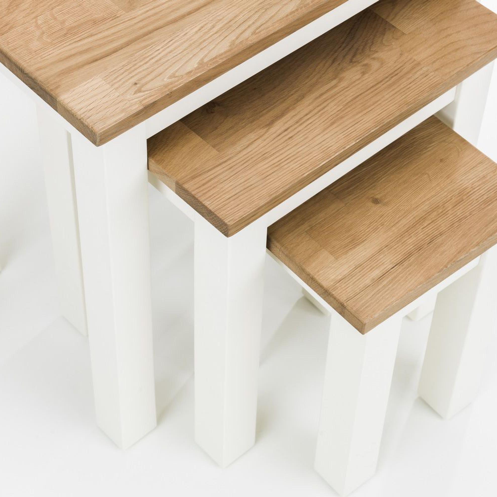 Coxmoor Nest of Tables - Set of 3 - Ivory