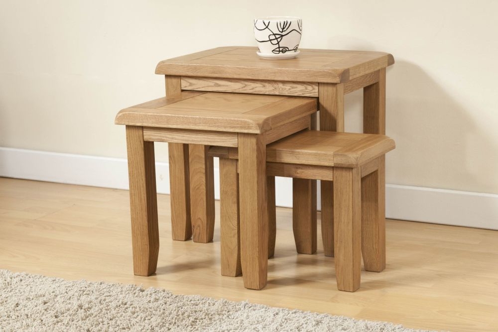 Dorset Nest of Tables - 3 - Oak