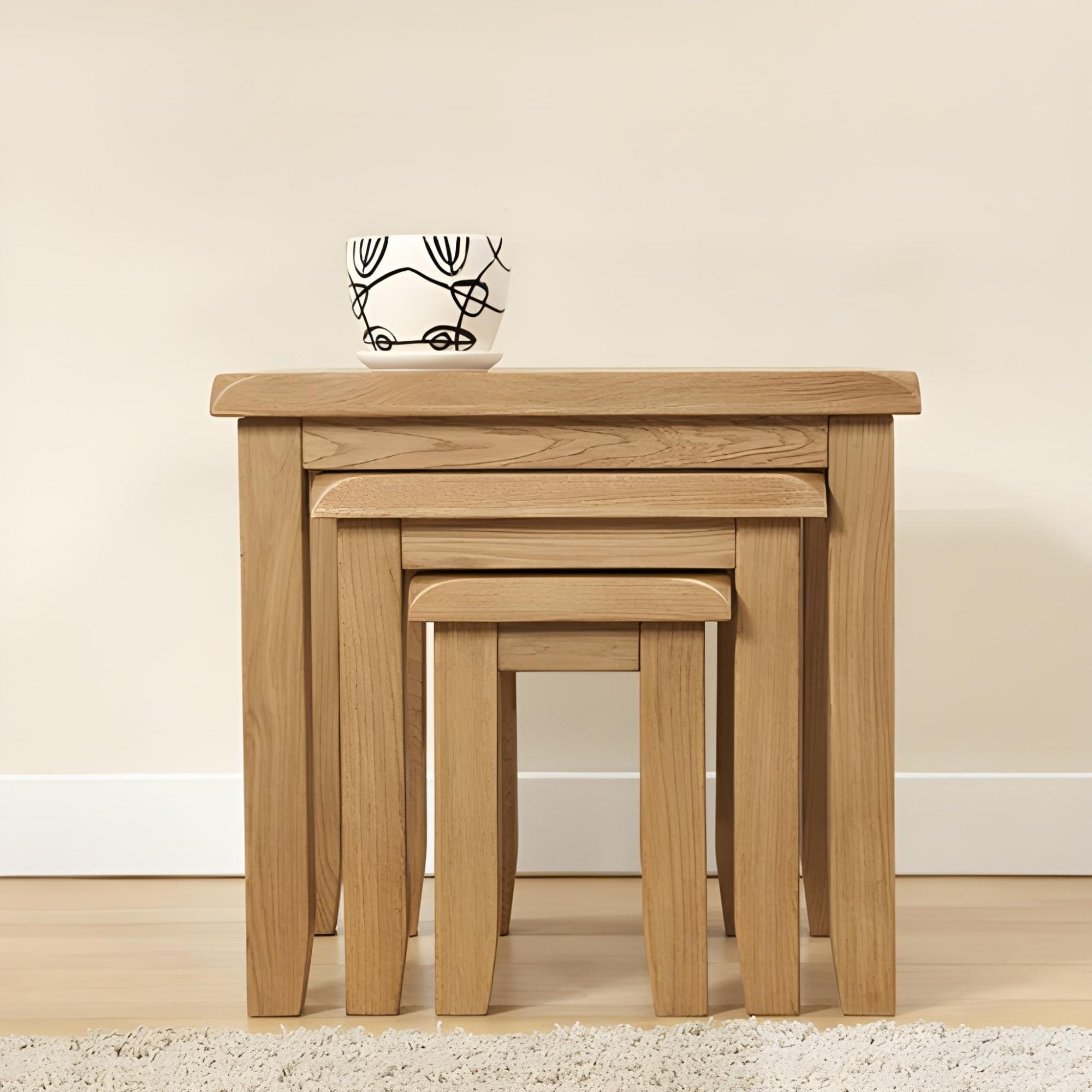 Dorset Nest of Tables - 3 - Oak