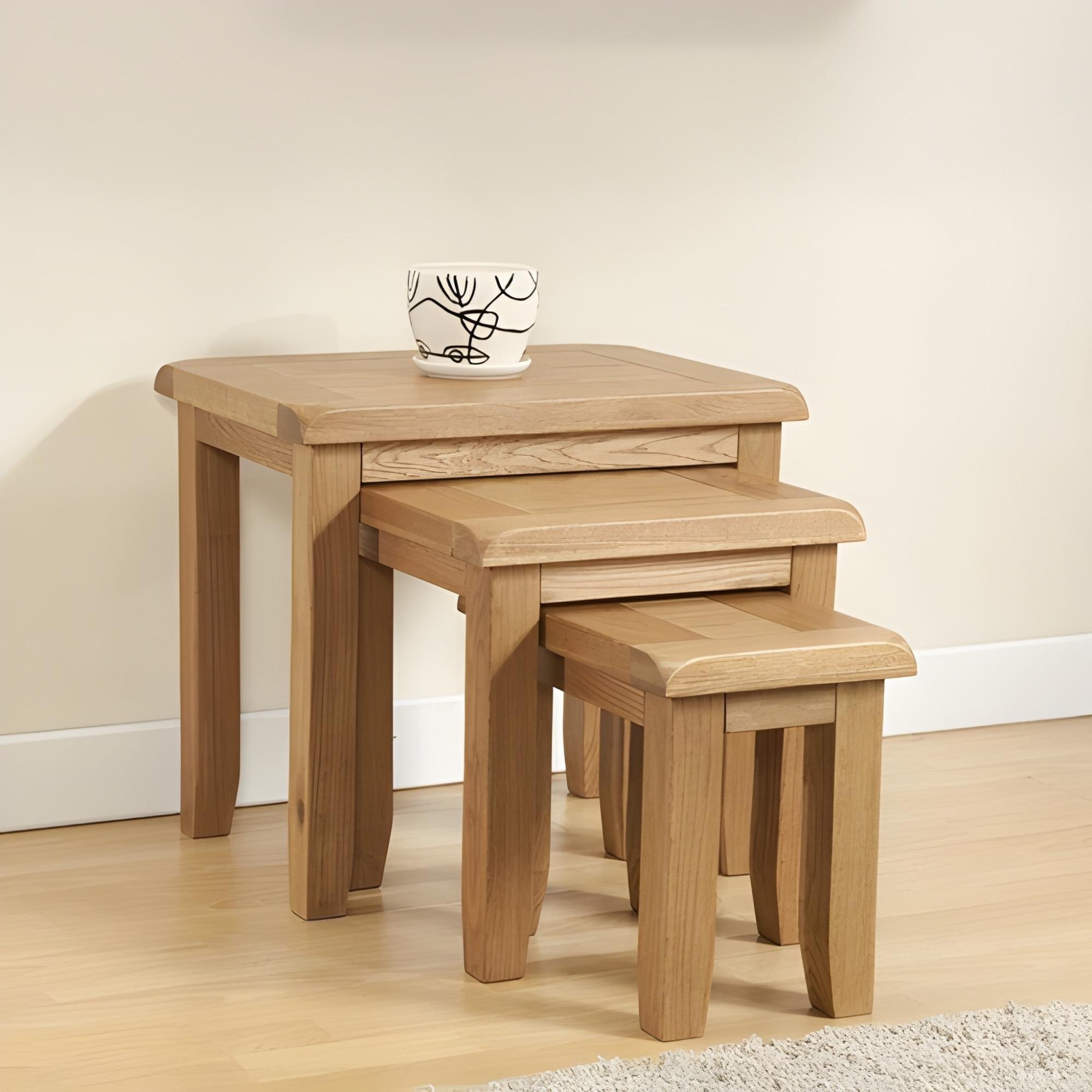 Dorset Nest of Tables - 3 - Oak
