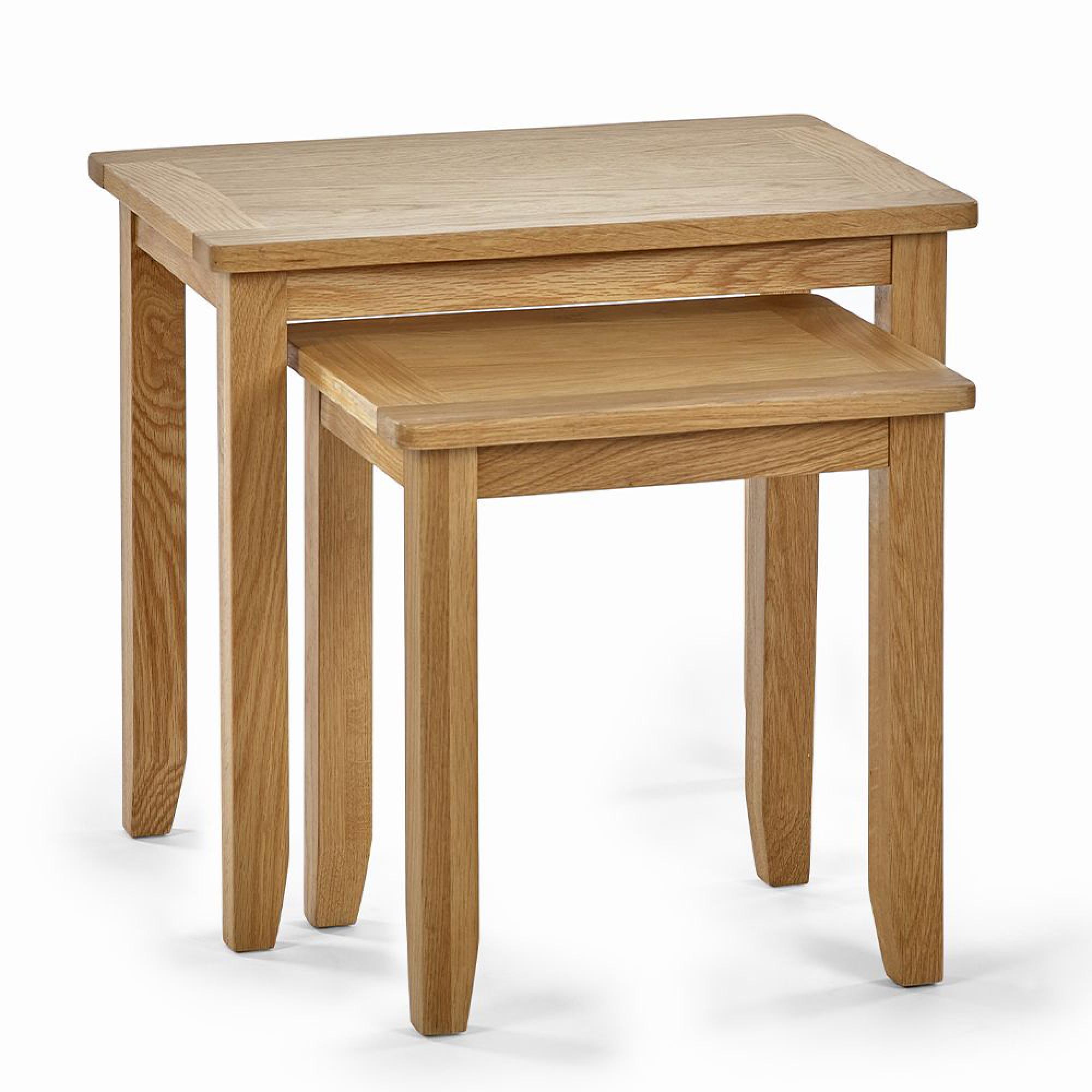 Mallory Nest of Tables - Set of 2 - Oak