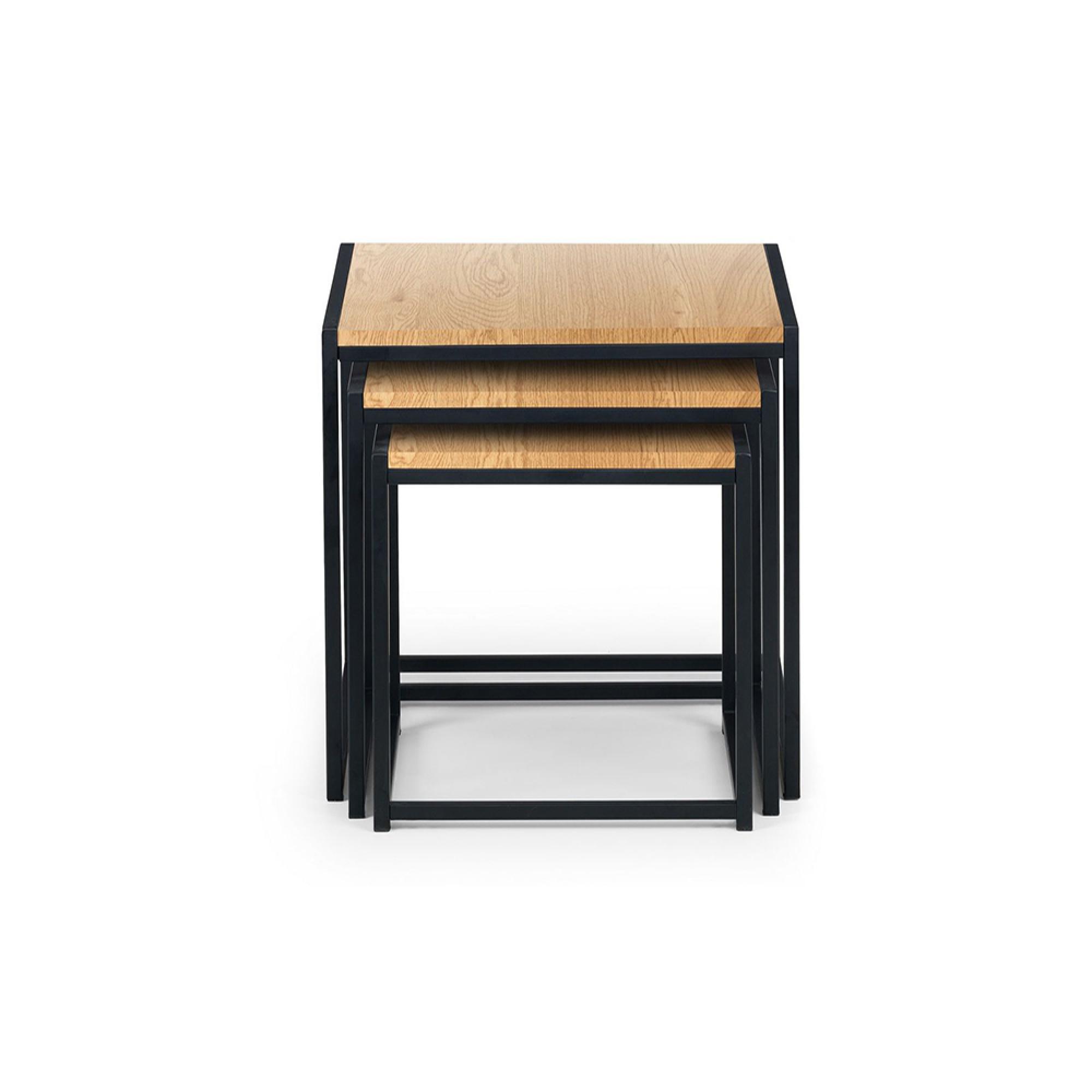 Tribeca Nest of Tables - Set of 3 - Oak