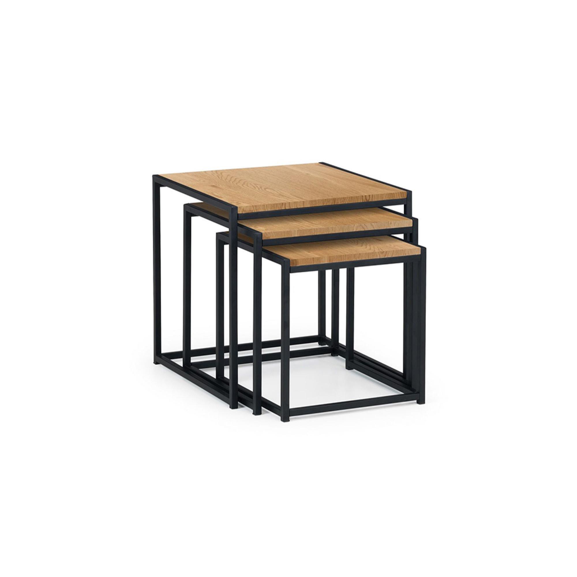 Tribeca Nest of Tables - Set of 3 - Oak