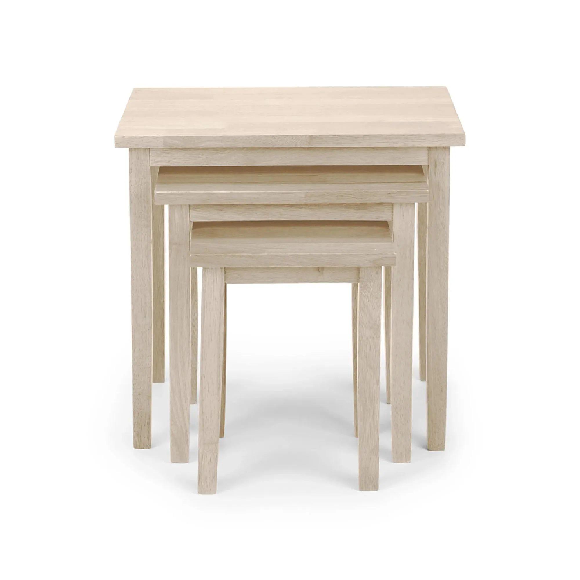Cleo Nest of Tables - Set of 3 - White Washed