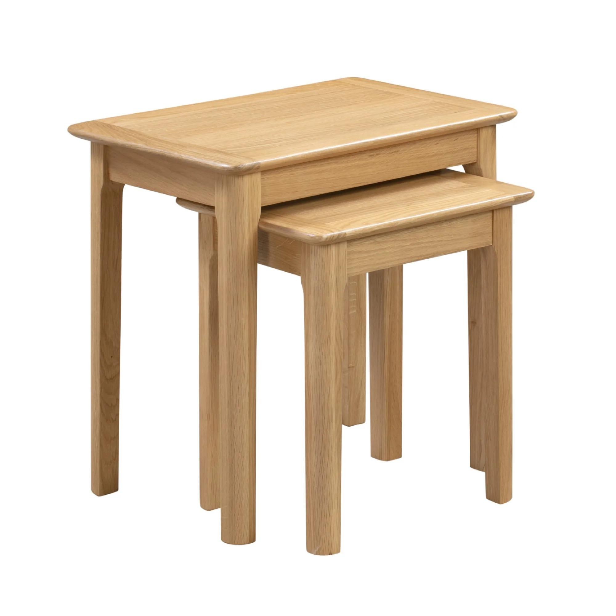 Cotswold Nest of Tables - Set of 2 - Oak