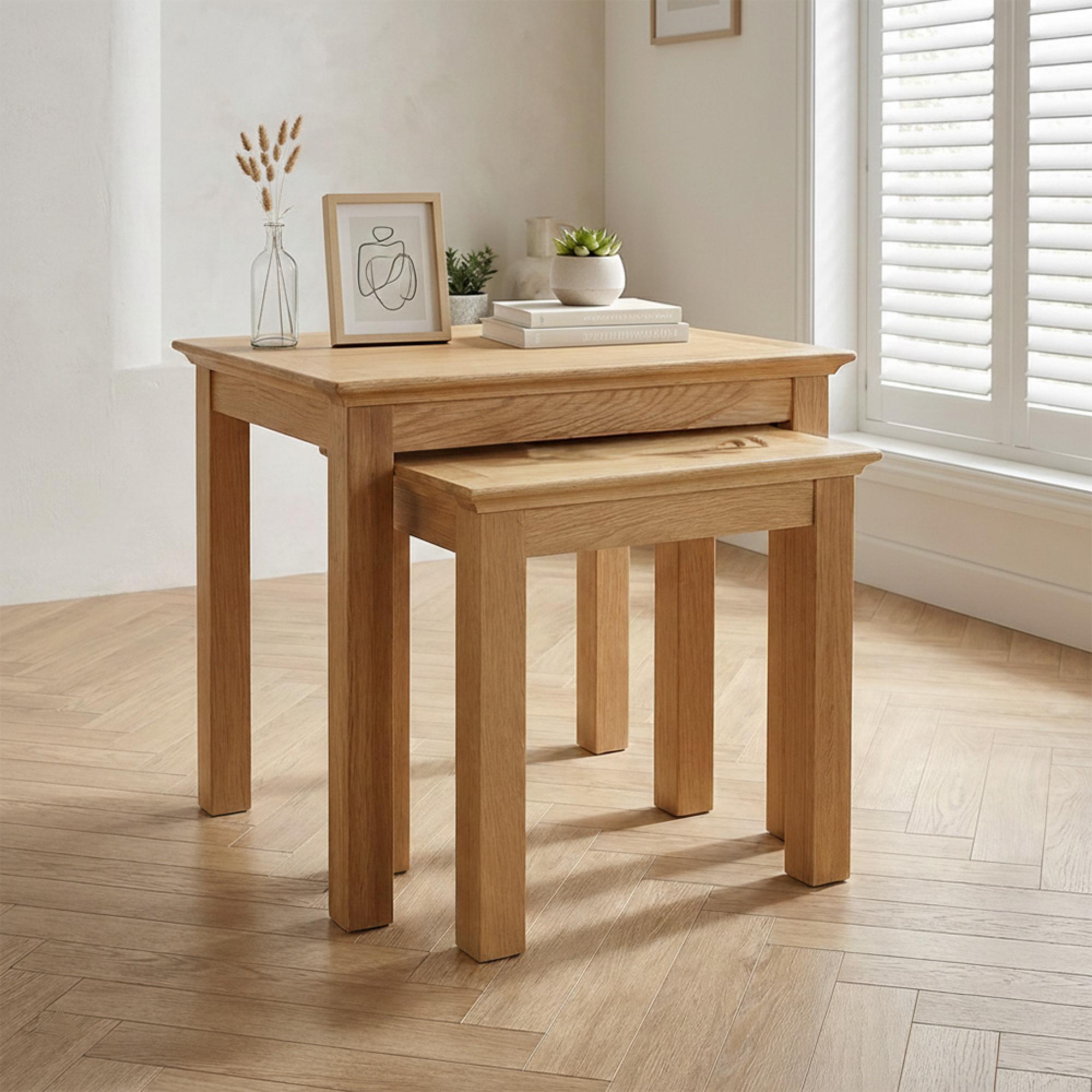Arlington Nest of Tables - Set of 2 - Oak