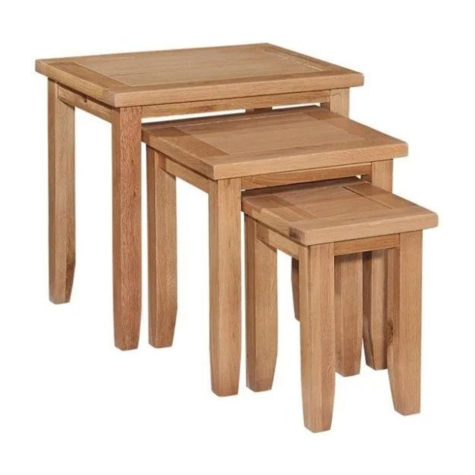 Appleby Nest of Tables - Set of 3 - Oak