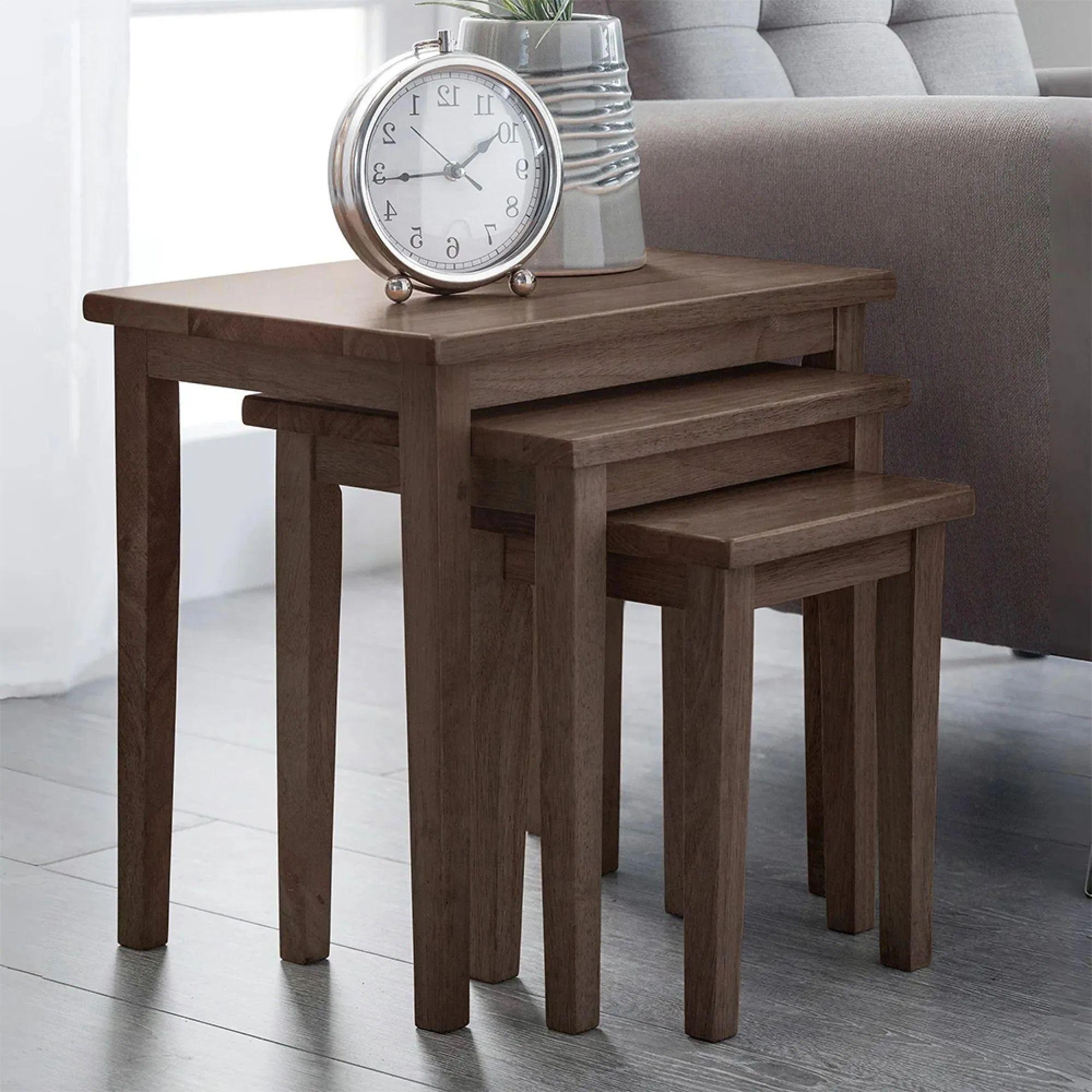 Cleo Nest of Tables - Set of 3 - Walnut