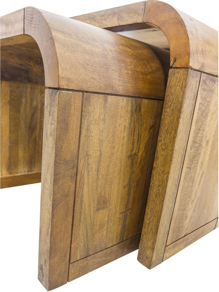 Curved Edge Tables - Nest of 2 - Mango Wood