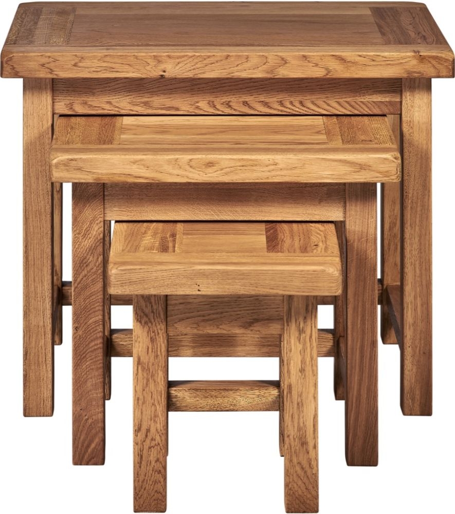 Kent Nest of Tables - Oak