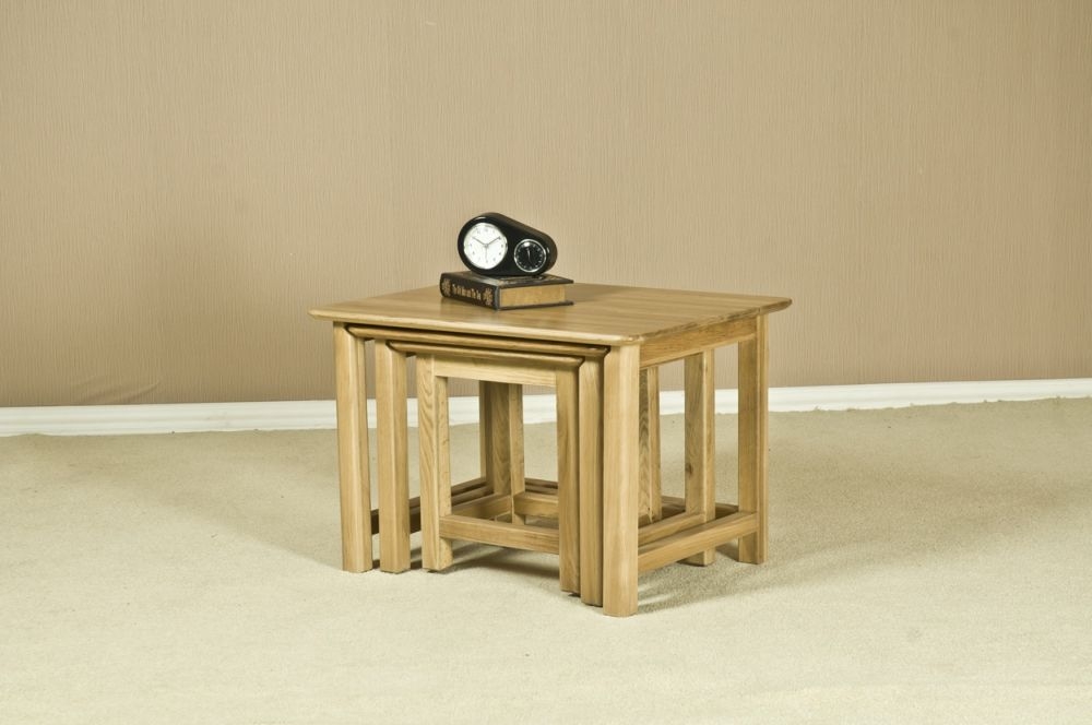 Shaker Oak Nest of Tables