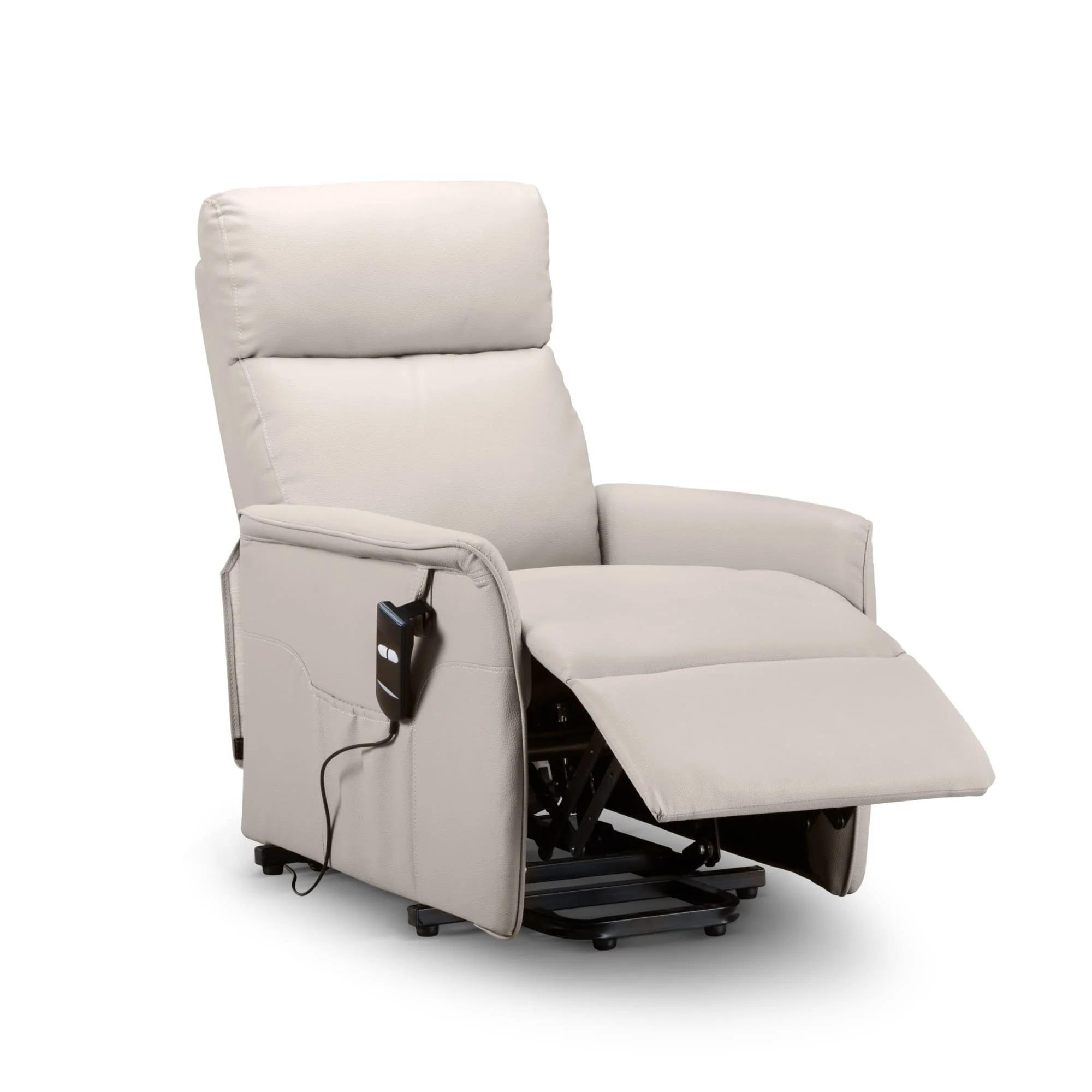 Helena Pebble Faux Leather Recline Chair