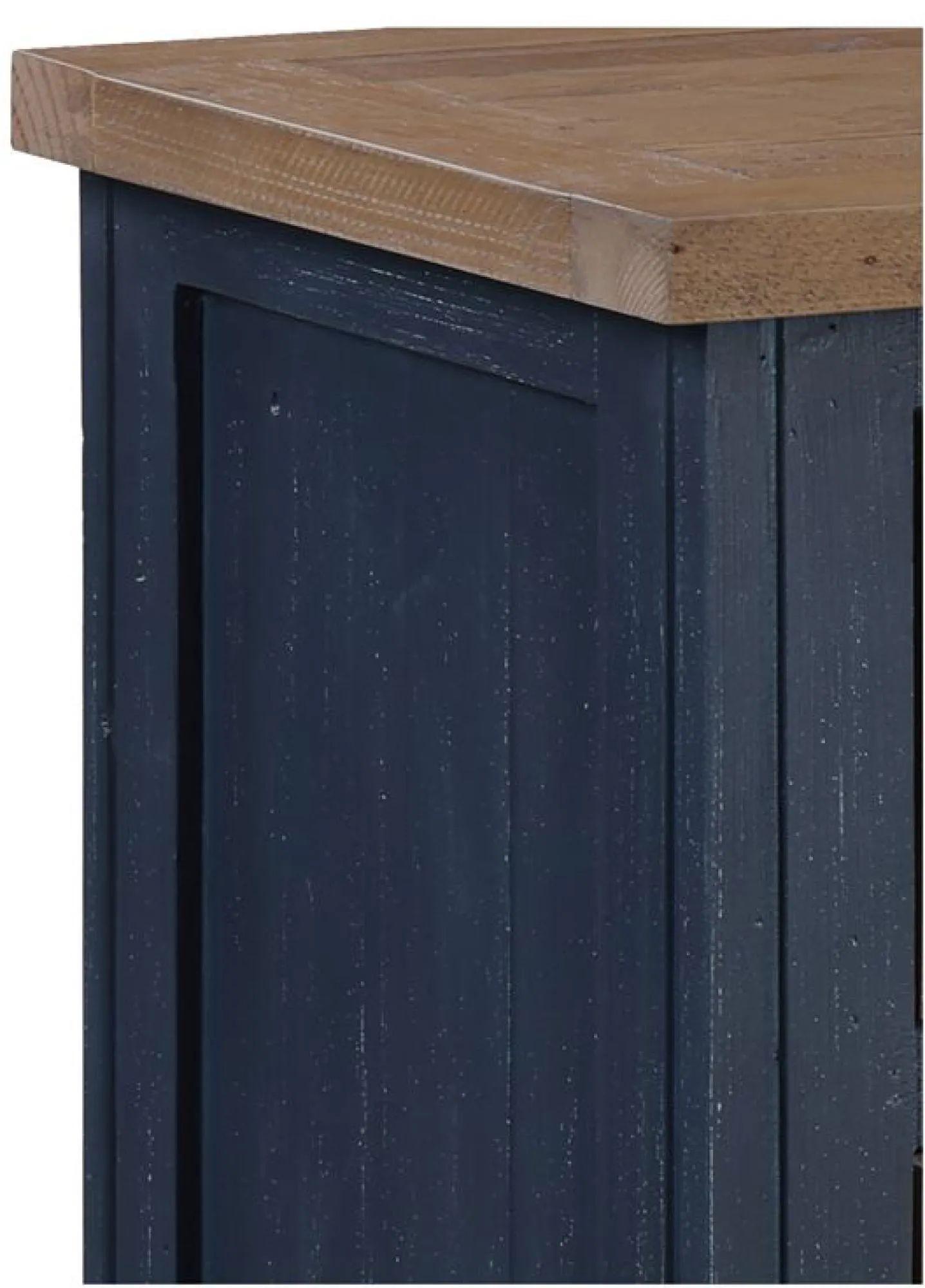 Splash Blue Shoe Cupboard - 2 Door