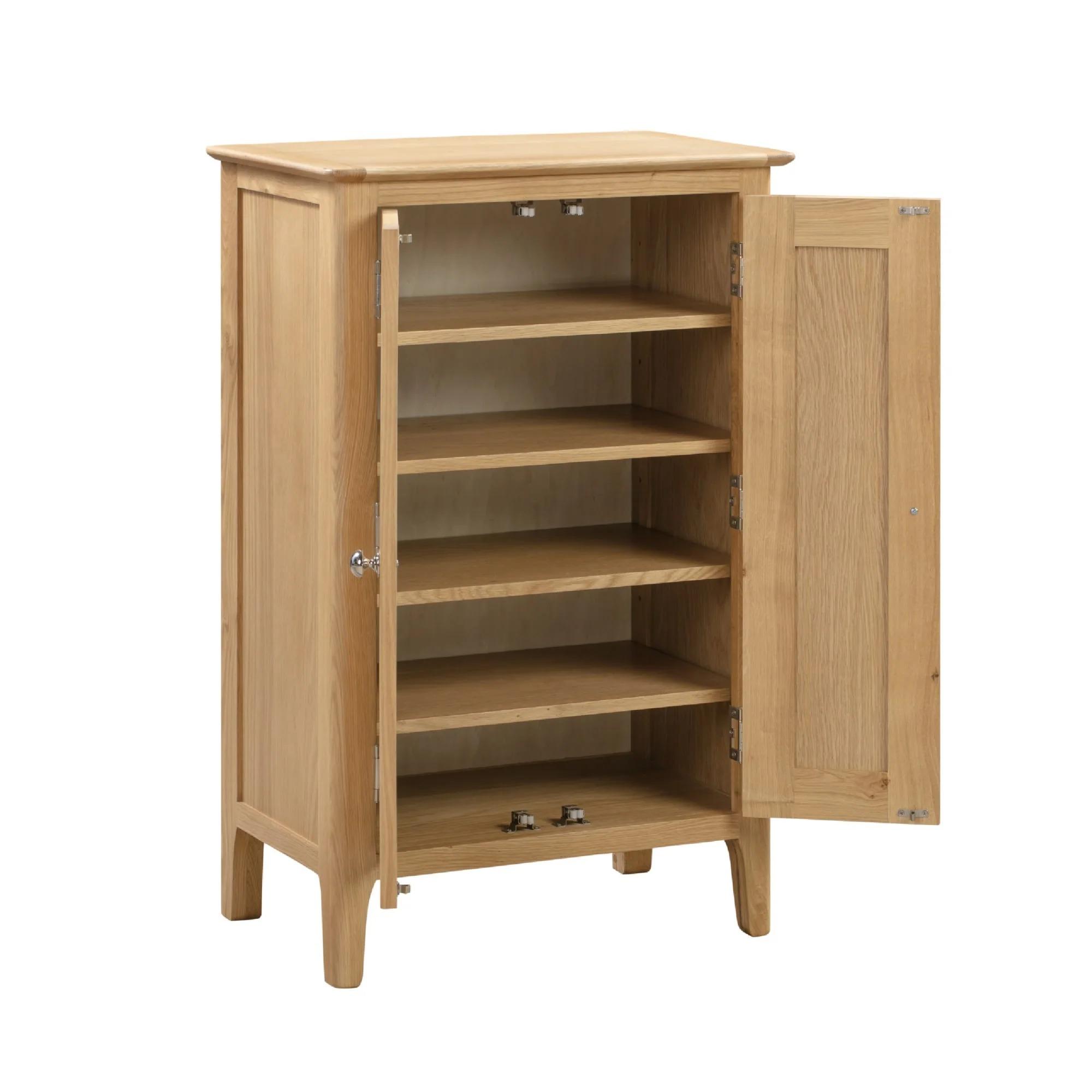 Cotswold Shoe Cupboard - 2 Door - Oak