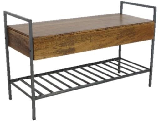 Bastia Mango Wood Shoe Bench