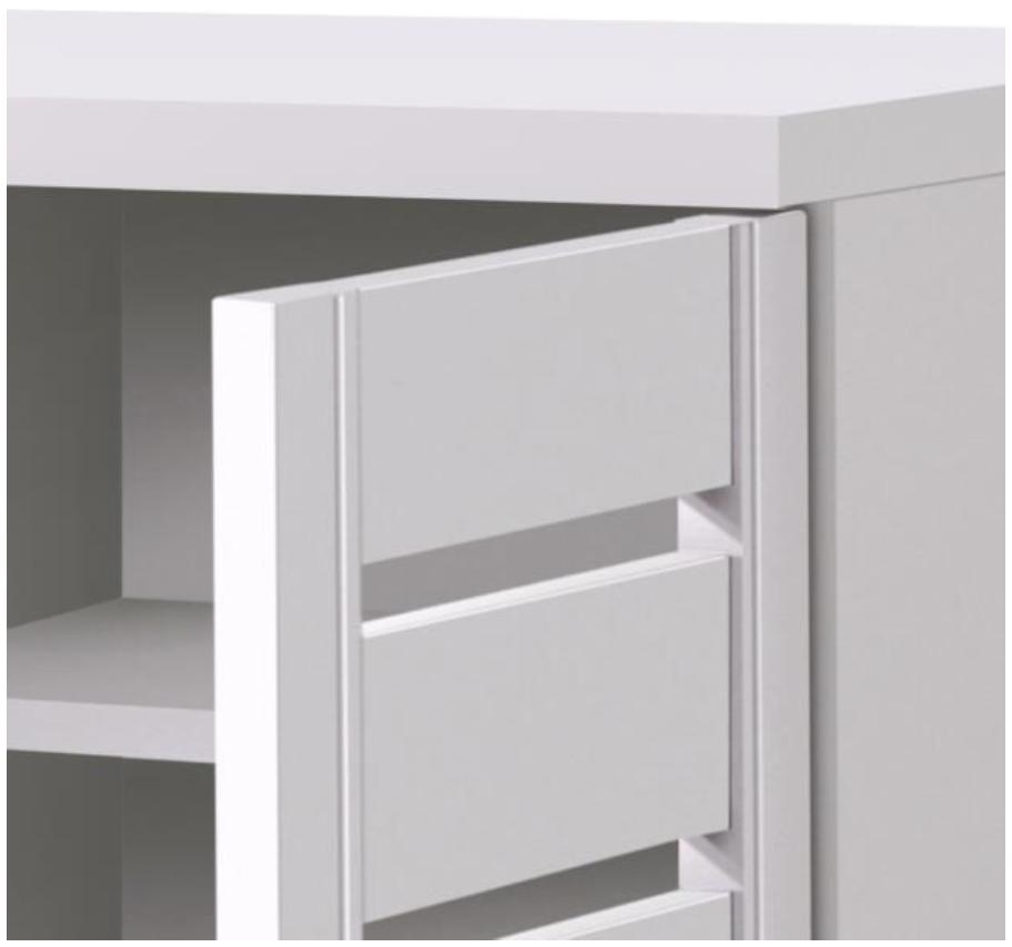 Edwards 2 Door Shoe Cabinet - Variant Available