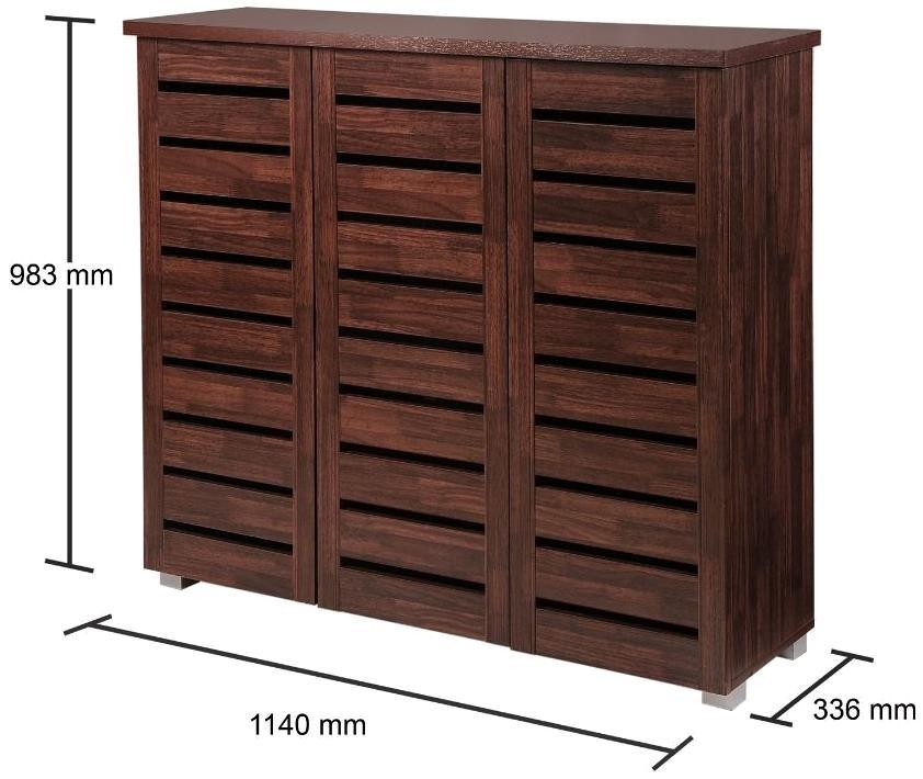 Edwards 3 Door Shoe Cabinet - Variant Available