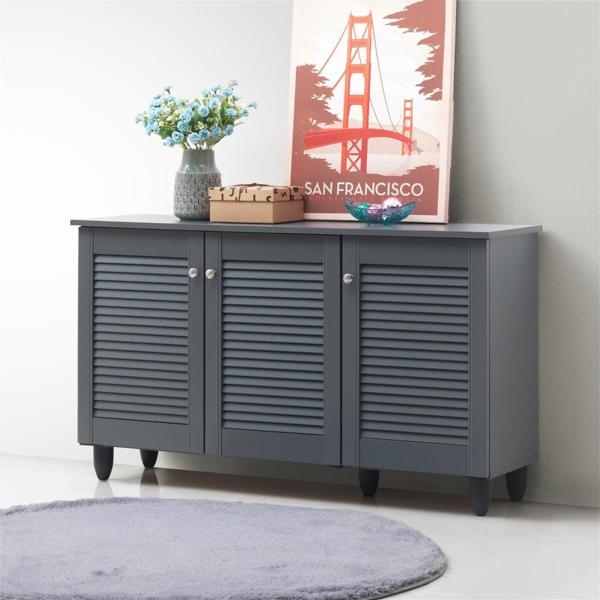 Edwards 3 Door Wide Shoe Cabinet - Variant Available