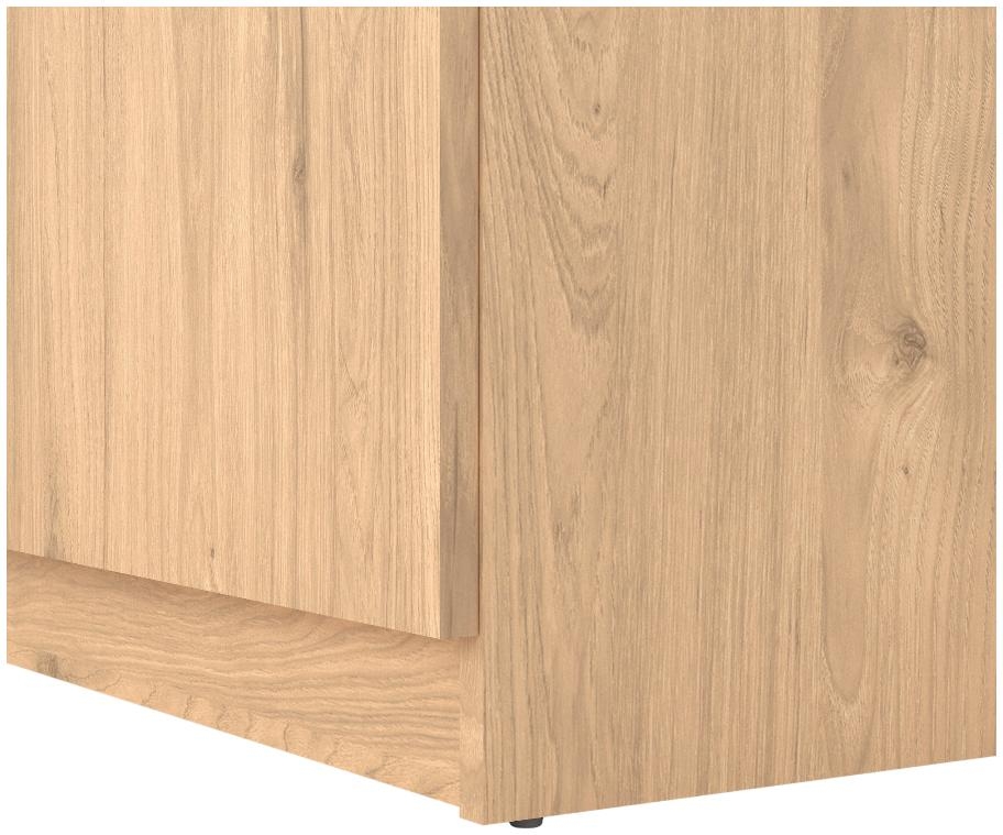 Naia Oak and White Large Shoe Cupboard