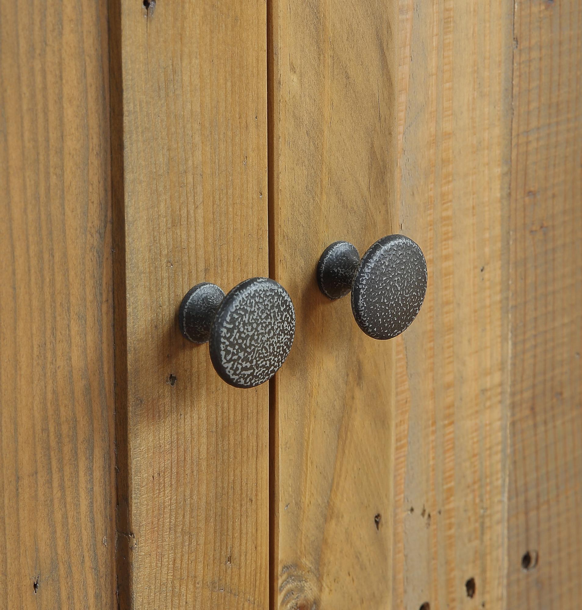 Urban Elegance Reclaimed Wood Shoe Storage Cupboard - Large