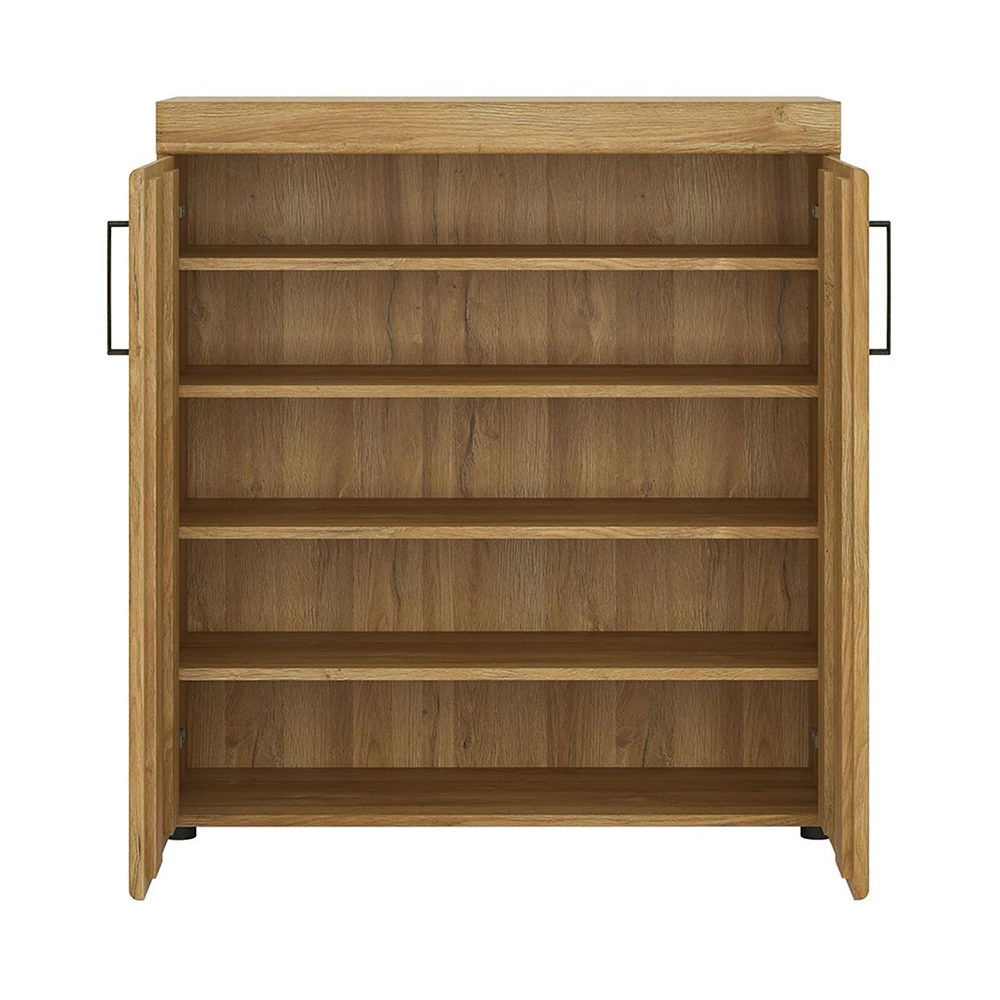 Cortina Shoe Cabinet - 2 Door - Oak