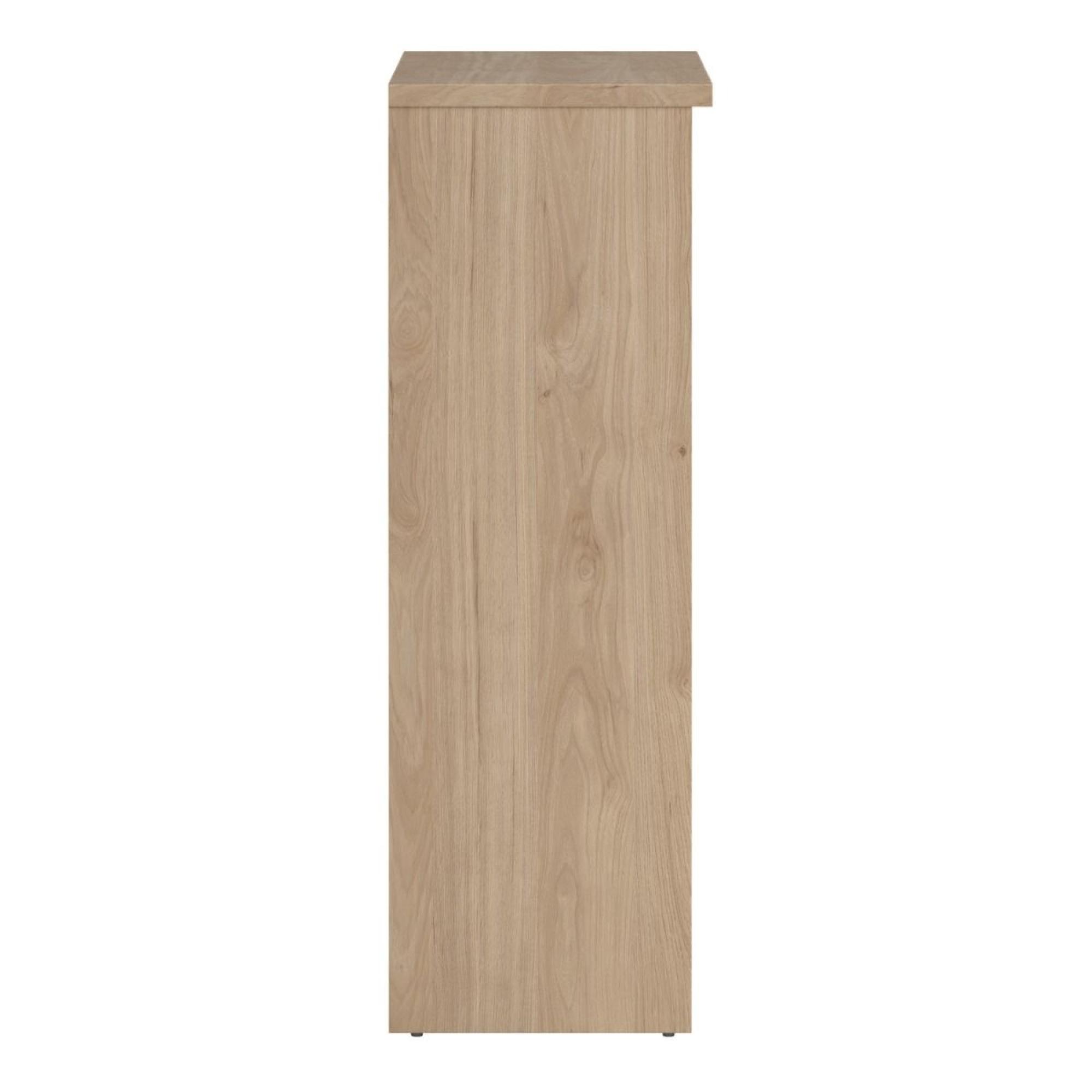 Naia Shoe Cabinet - 3 Door - 1 Drawer - Oak