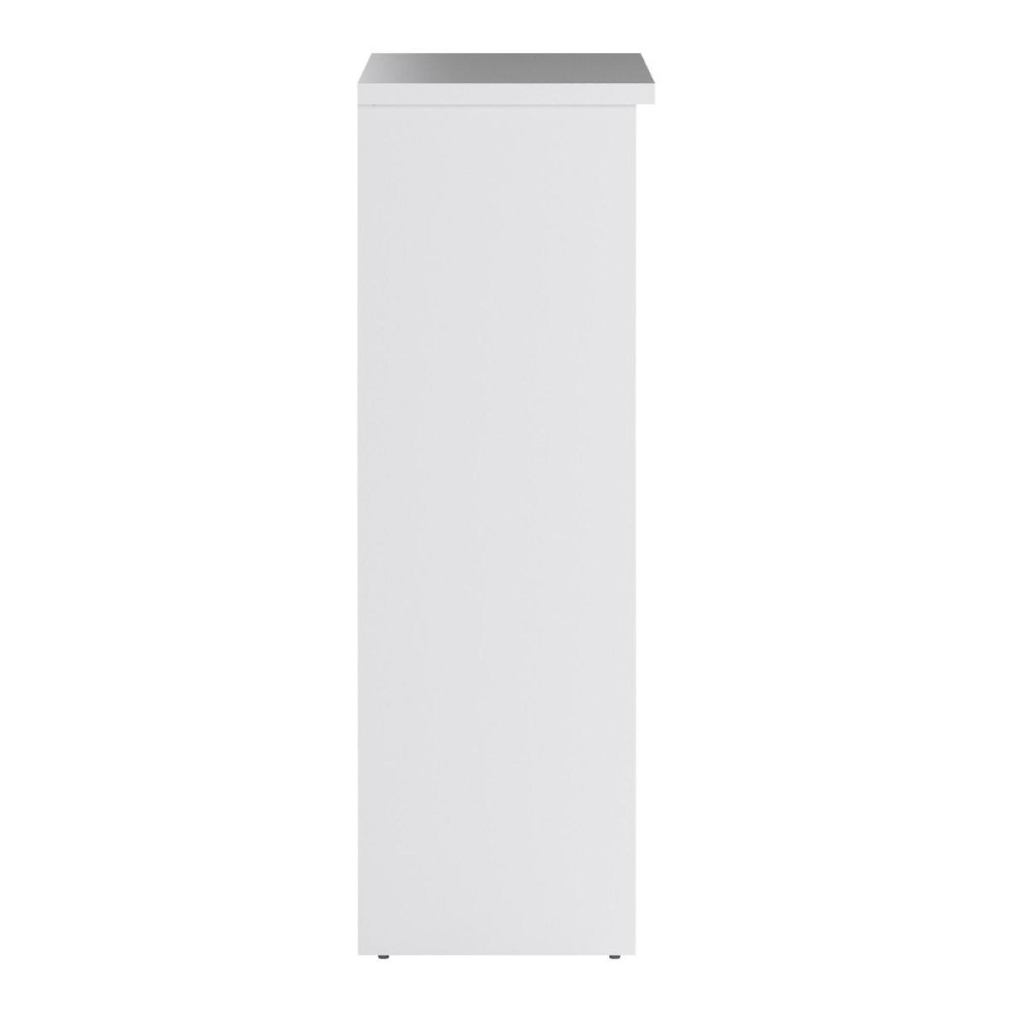 Naia Shoe Cabinet - 3 Door - 1 Drawer - White Gloss