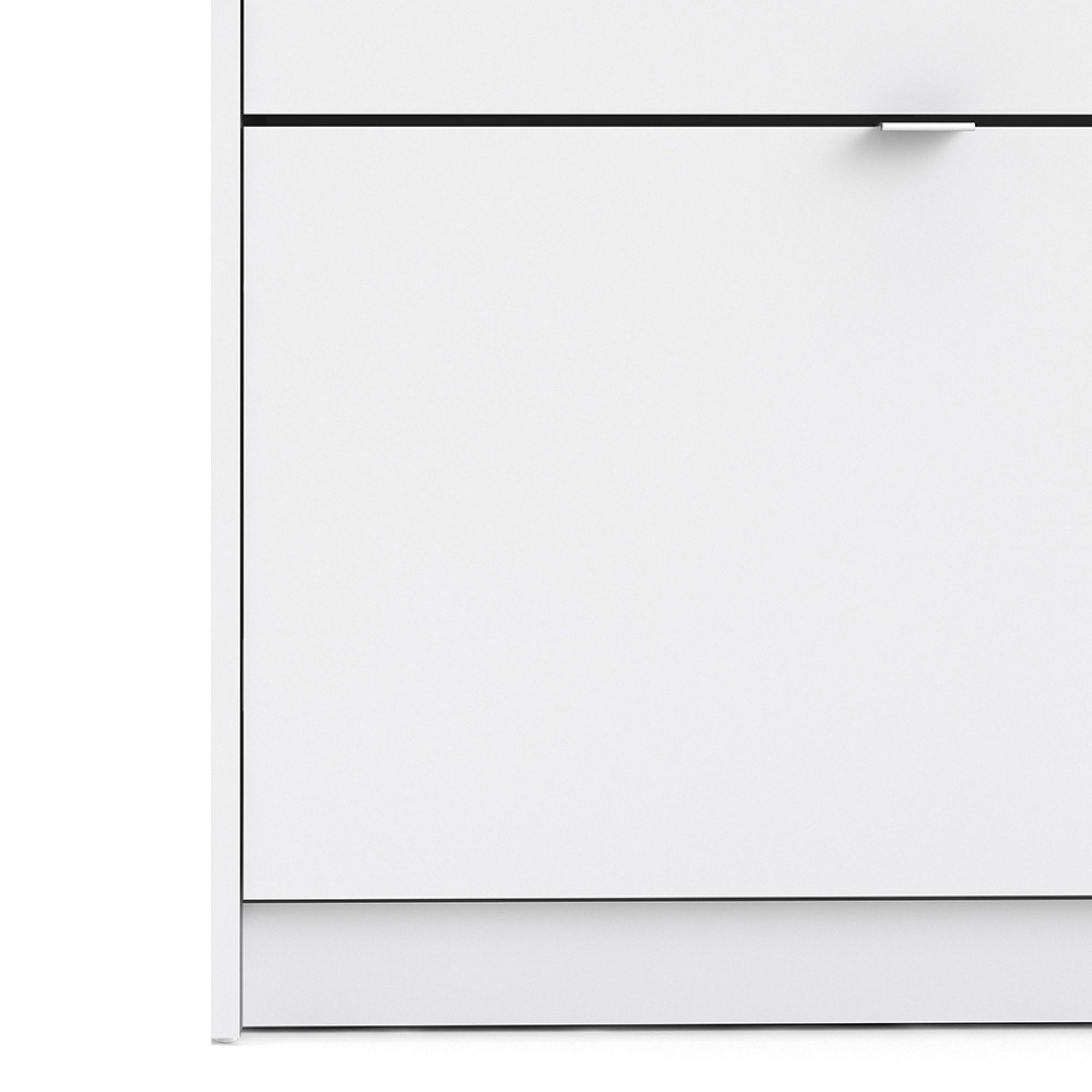Shoe Cabinet - 2 Drawer - White
