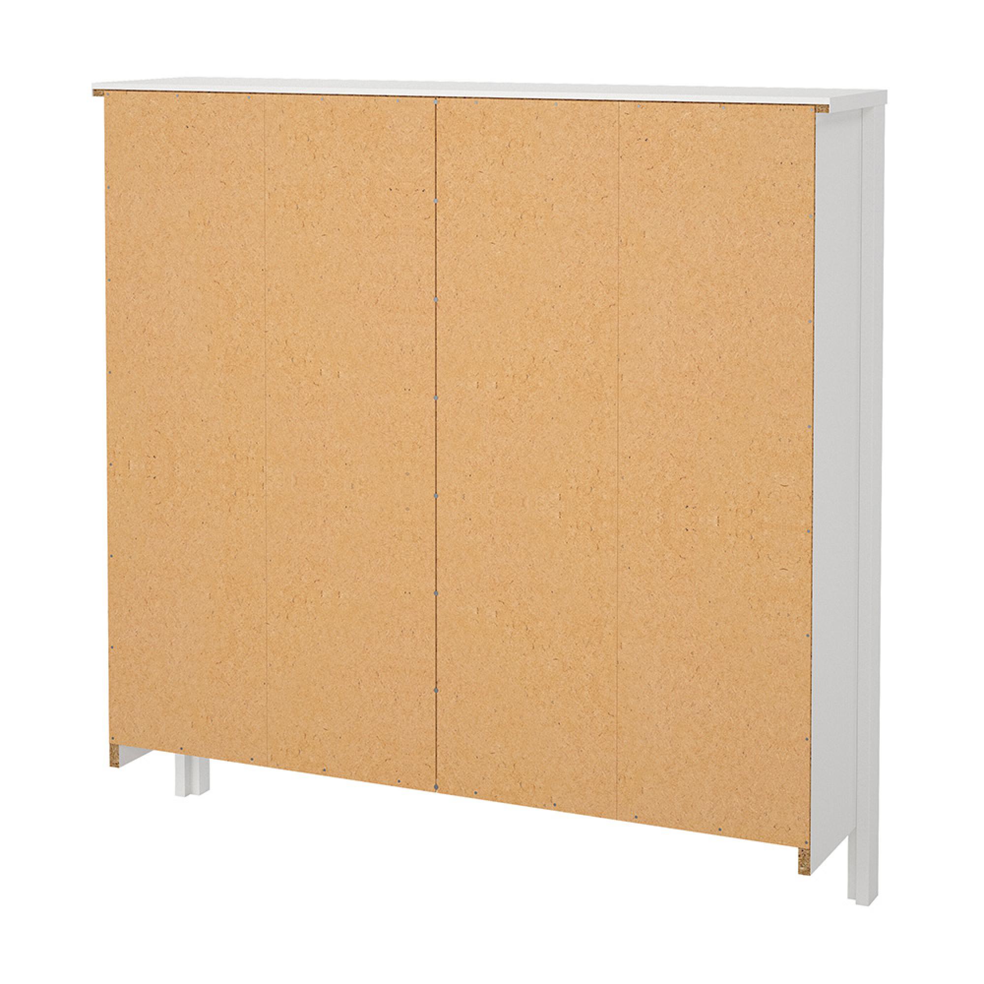 Barcelona Shoe Cabinet - 4 Drawer - White